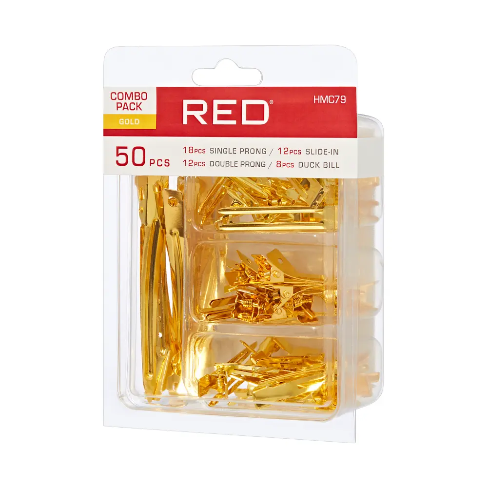 RED by KISS Metal Hair Sectioning Clip Combo - Image 7