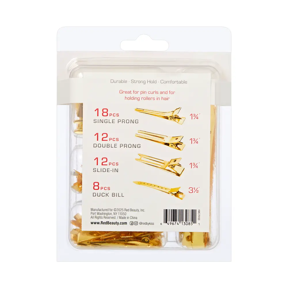 RED by KISS Metal Hair Sectioning Clip Combo - Image 8