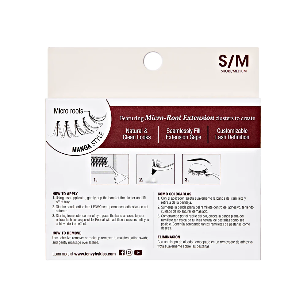 I-ENVY Micro Extension Lash Clusters - 92pcs - Image 23