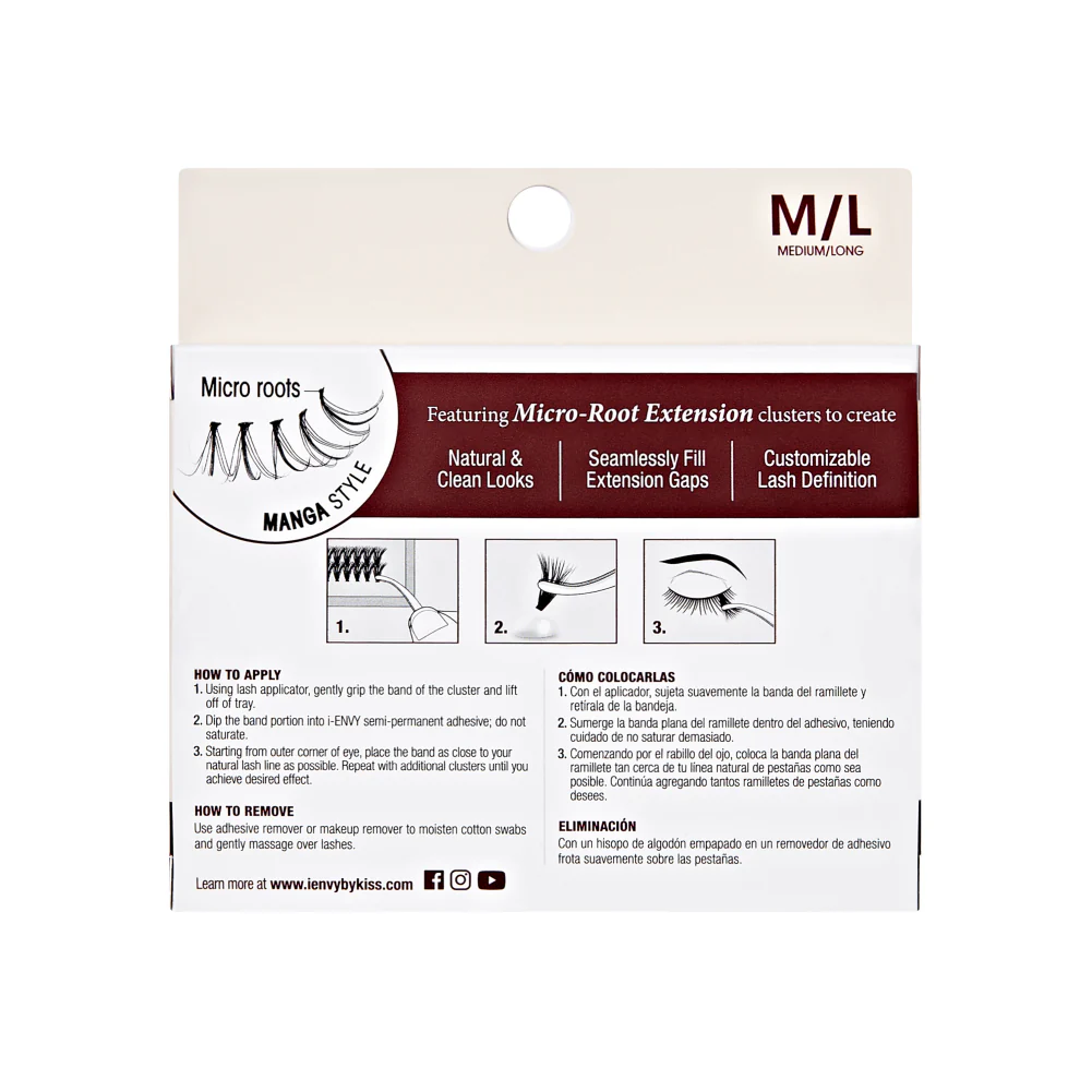 I-ENVY Micro Extension Lash Clusters - 92pcs - Image 31