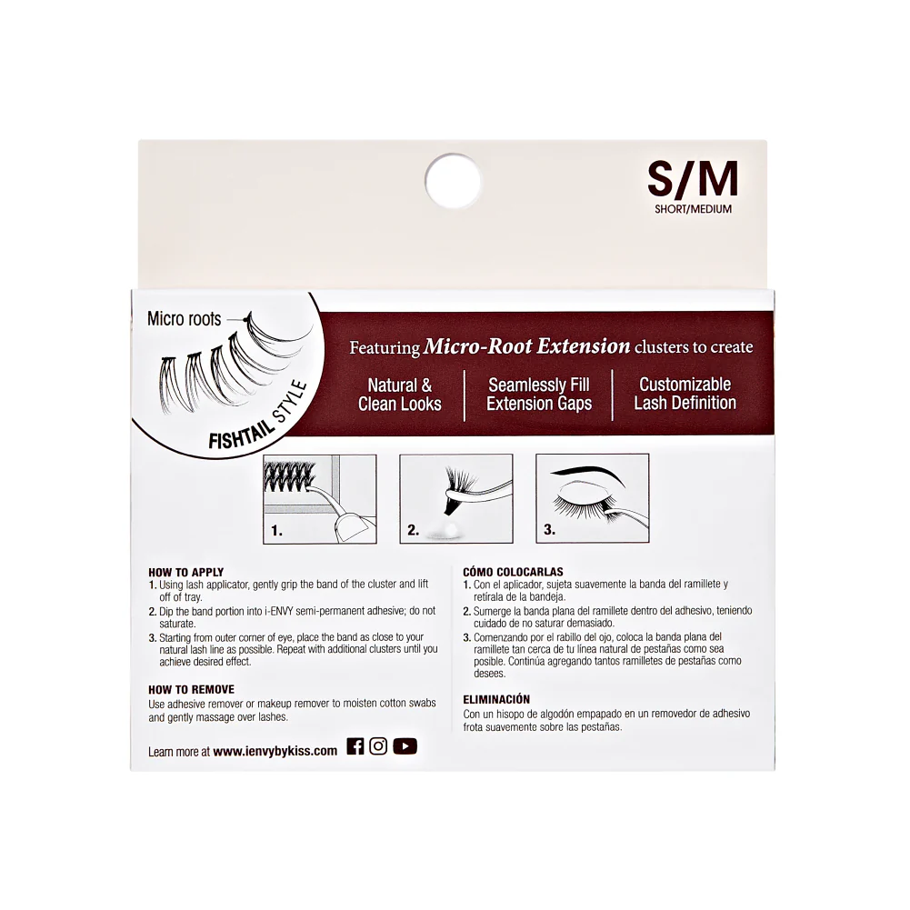 I-ENVY Micro Extension Lash Clusters - 92pcs - Image 7
