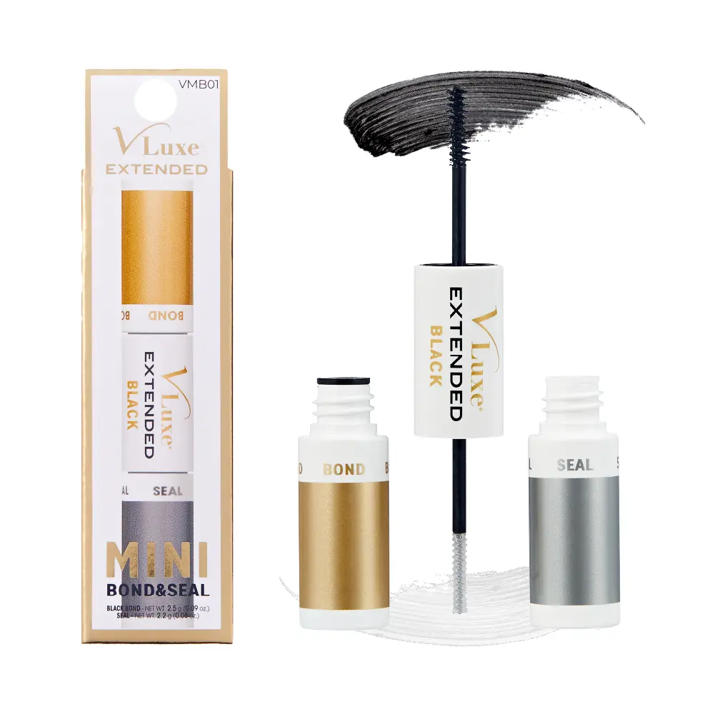 VLuxe By i•ENVY Mini Bond & Seal Lash Glue – Dual-Ended, Waterproof Adhesive with Biotin & Vitamin E for Lash Extensions & Clusters - Image 3