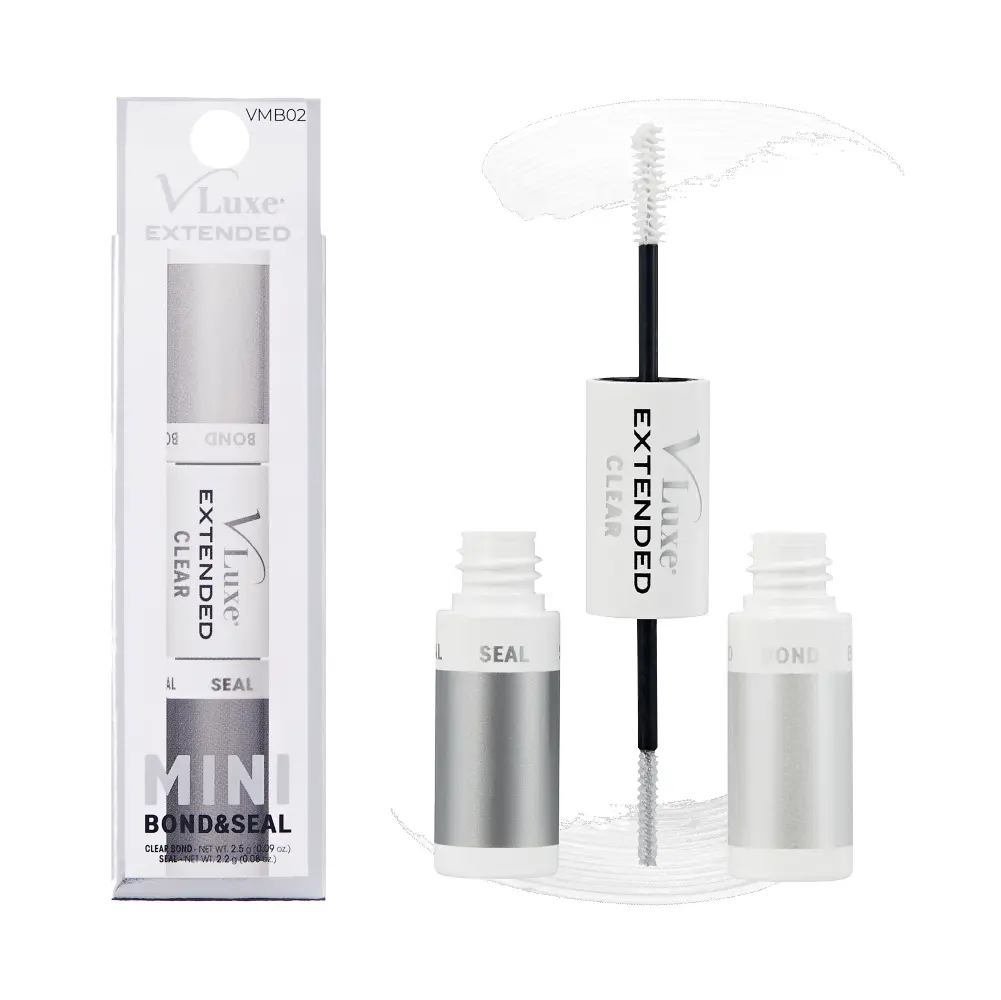 VLuxe By i•ENVY Mini Bond & Seal Lash Glue – Dual-Ended, Waterproof Adhesive with Biotin & Vitamin E for Lash Extensions & Clusters - Image 4