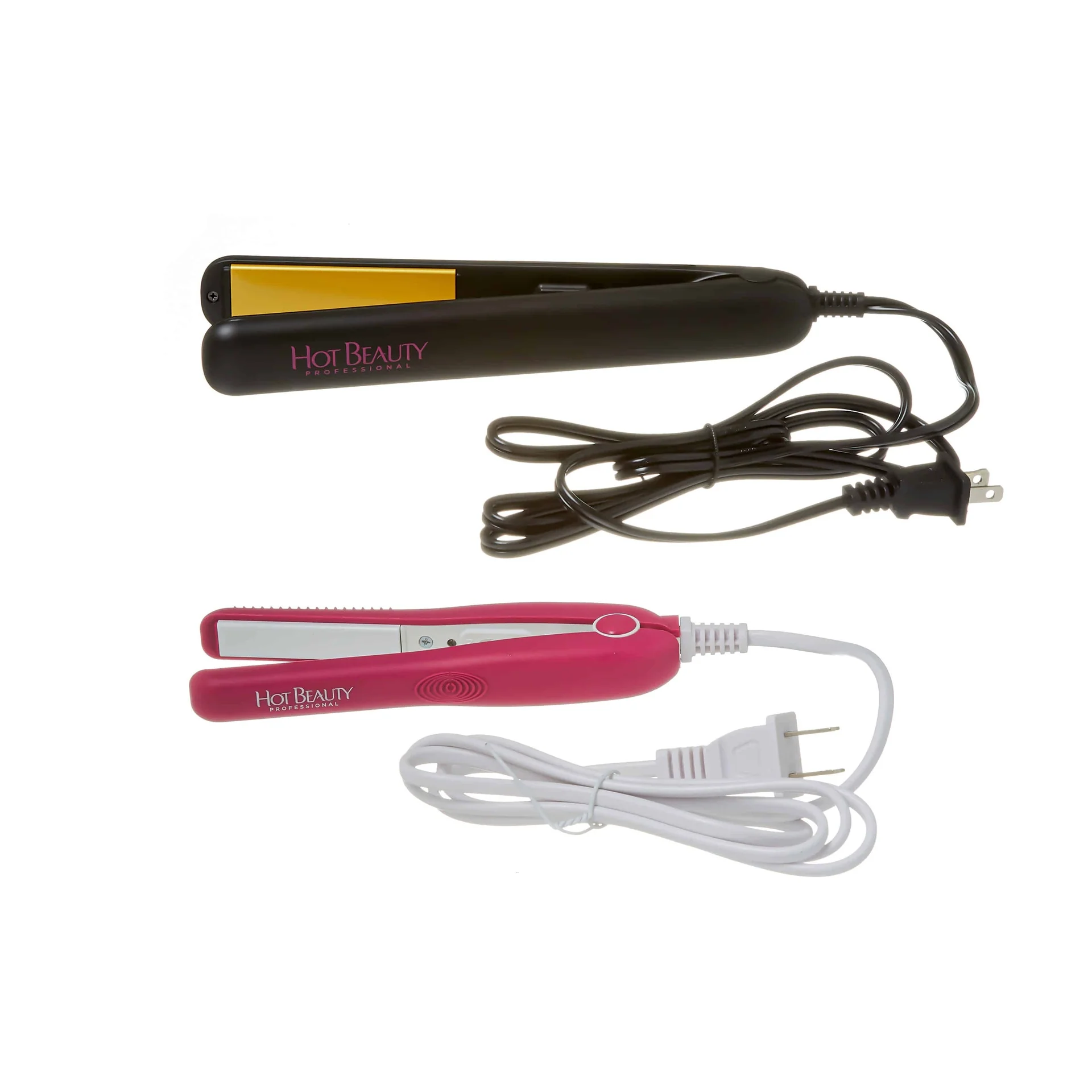 Hot Beauty Mini Ceramic Flat Iron Combo - Image 2