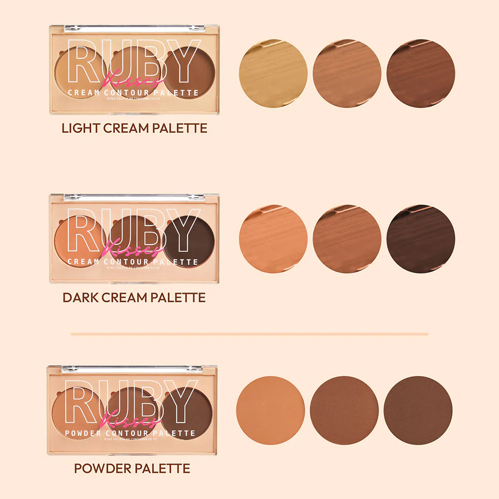 Ruby Kisses Mini Cream Contour Palette - Image 12