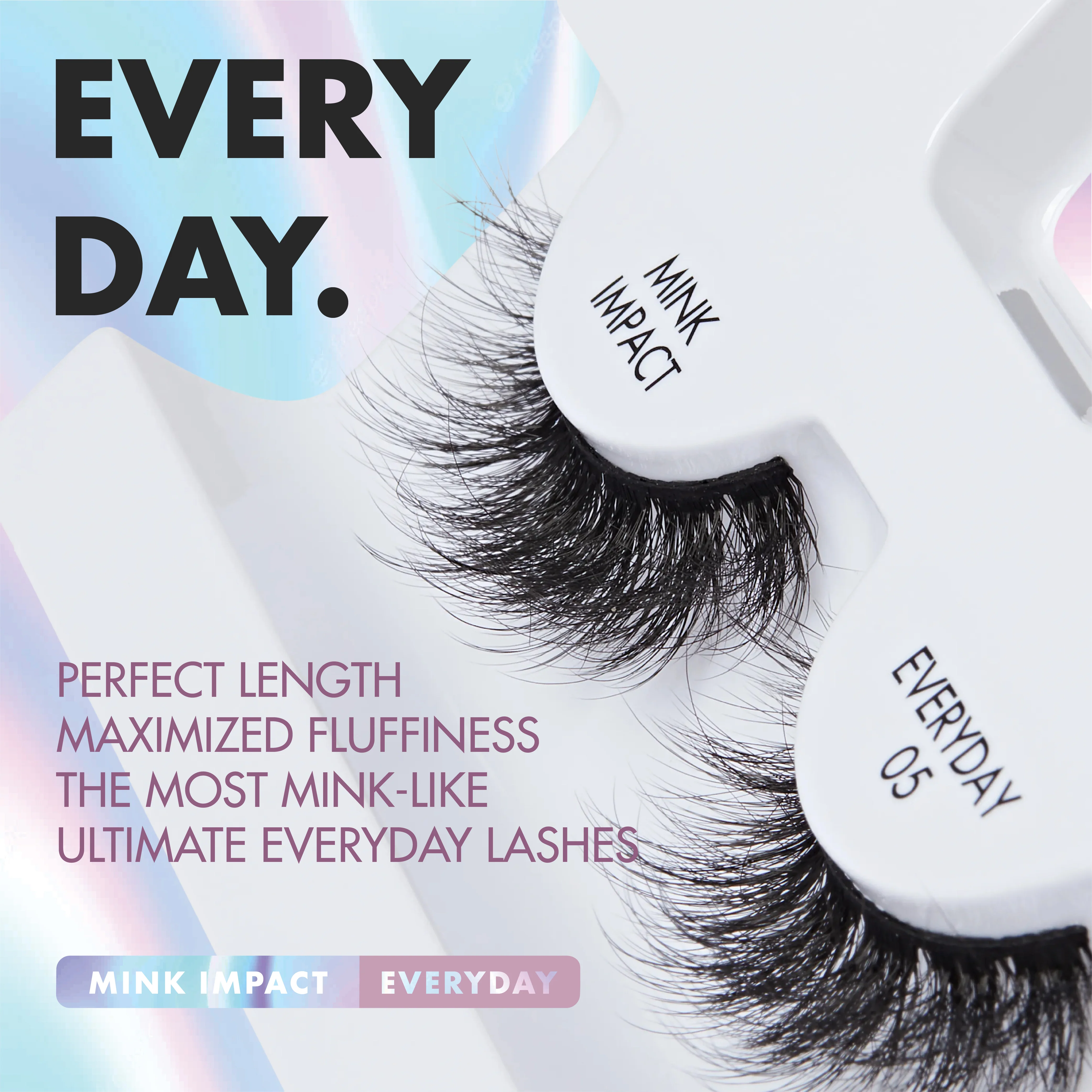 I-ENVY Mink Impact Everyday Collection - 100% Vegan Faux Mink Lashes - Image 2
