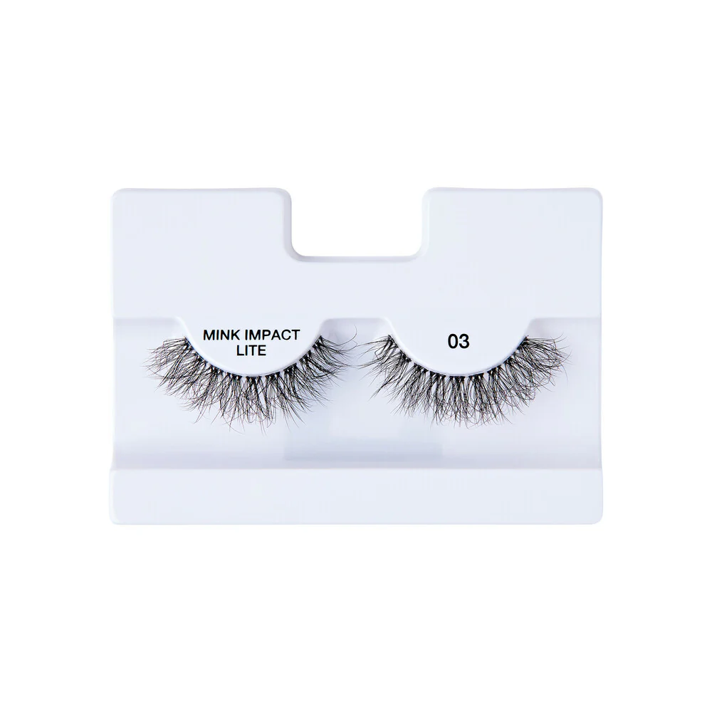 I-ENVY Mink Impact Lite Clear Band Vegan Faux Mink Strip Lash - Image 29