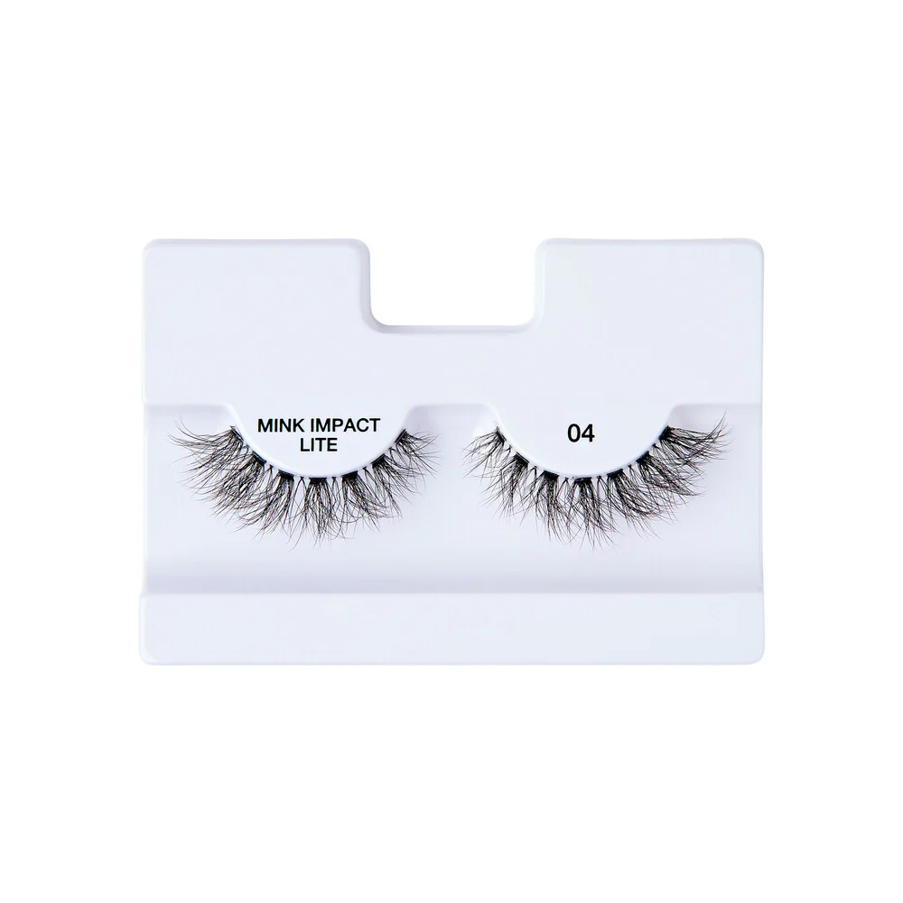 I-ENVY Mink Impact Lite Clear Band Vegan Faux Mink Strip Lash - Image 40