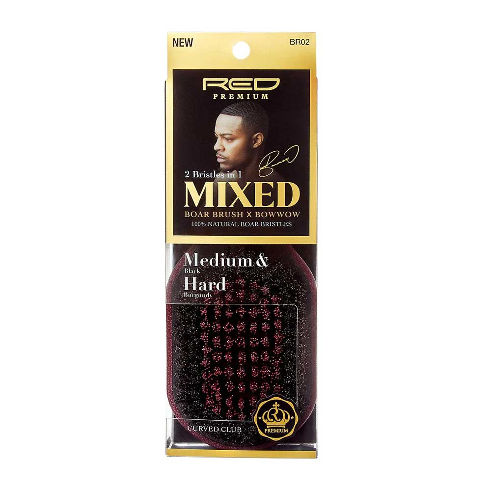 RED by KISS Mixed Boar Brush Medium & Hard Bristles - Image 14