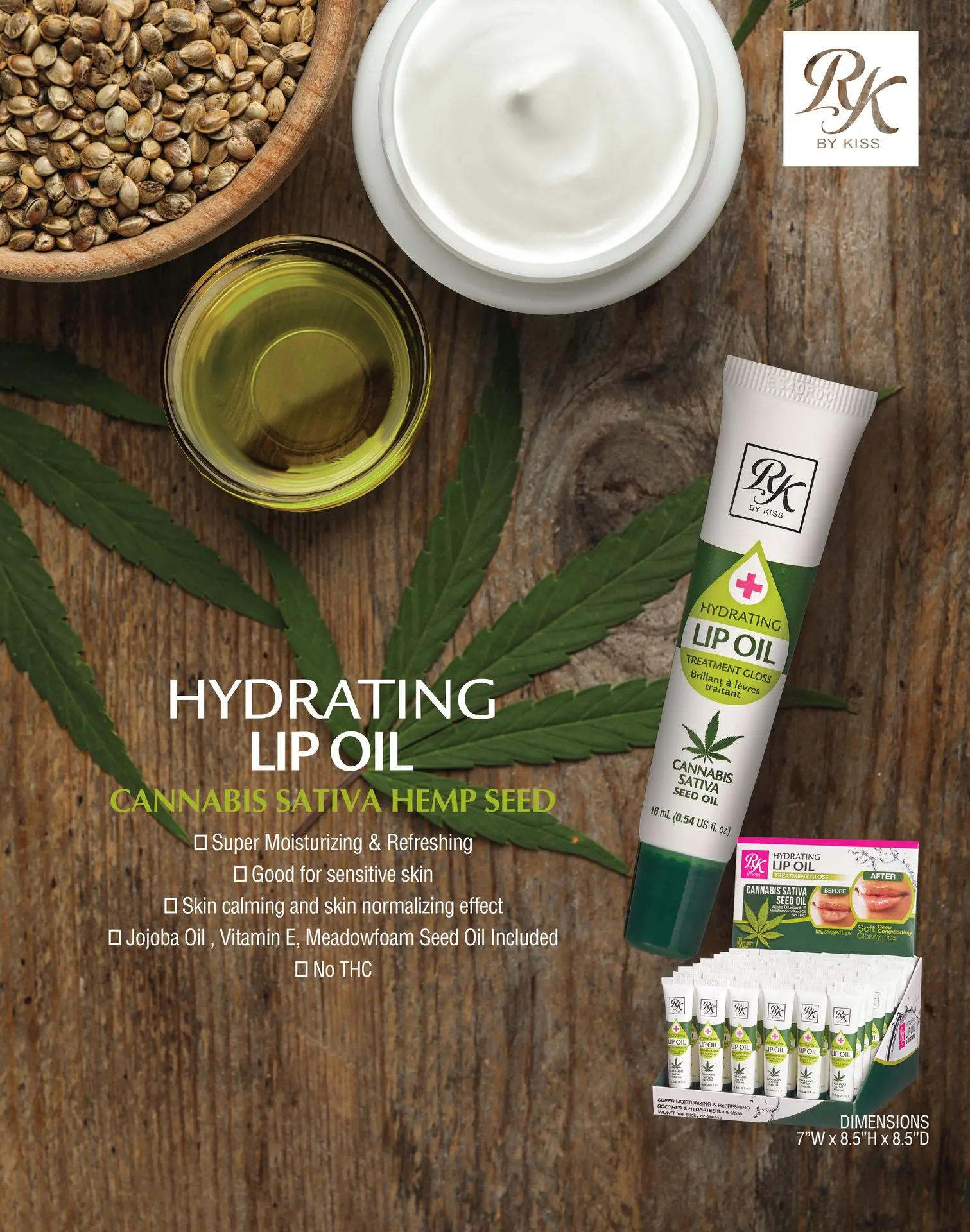 Ivy Beauty Moisturizing & Healing Hydrating Clear Lip Oil Treatment - Image 12