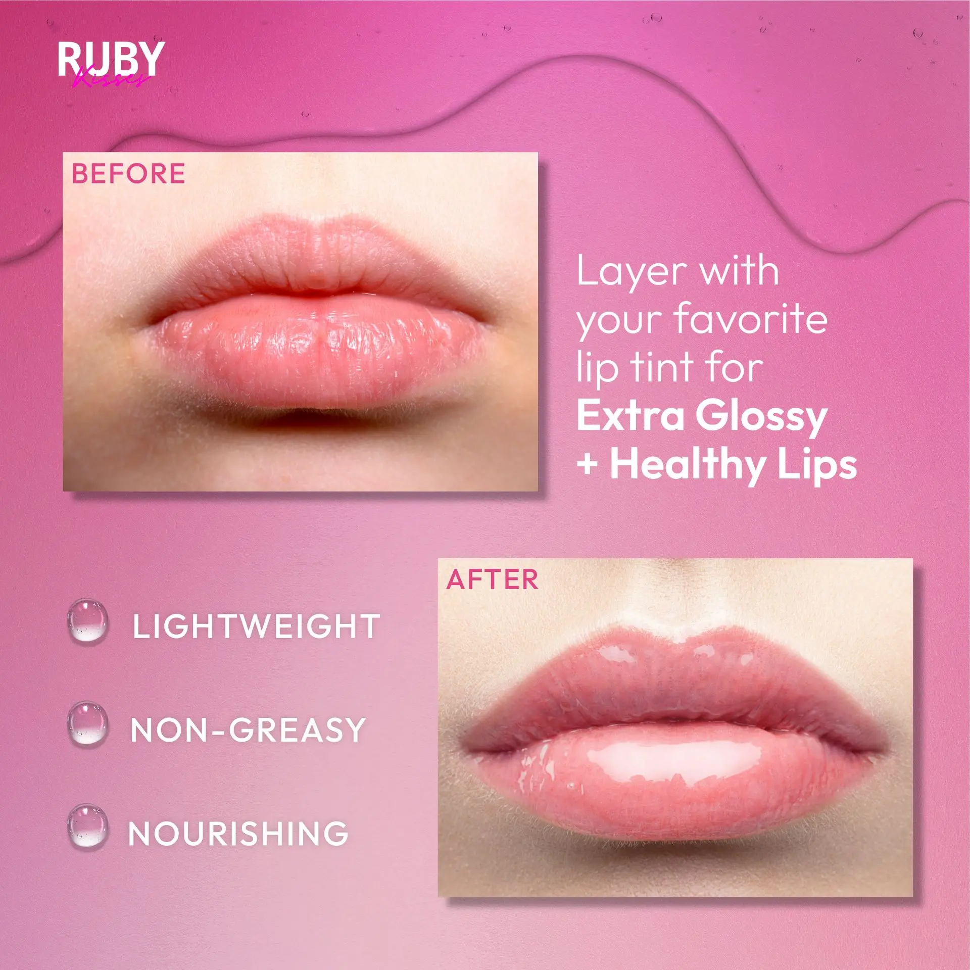Ivy Beauty Moisturizing & Healing Hydrating Clear Lip Oil Treatment - Image 2