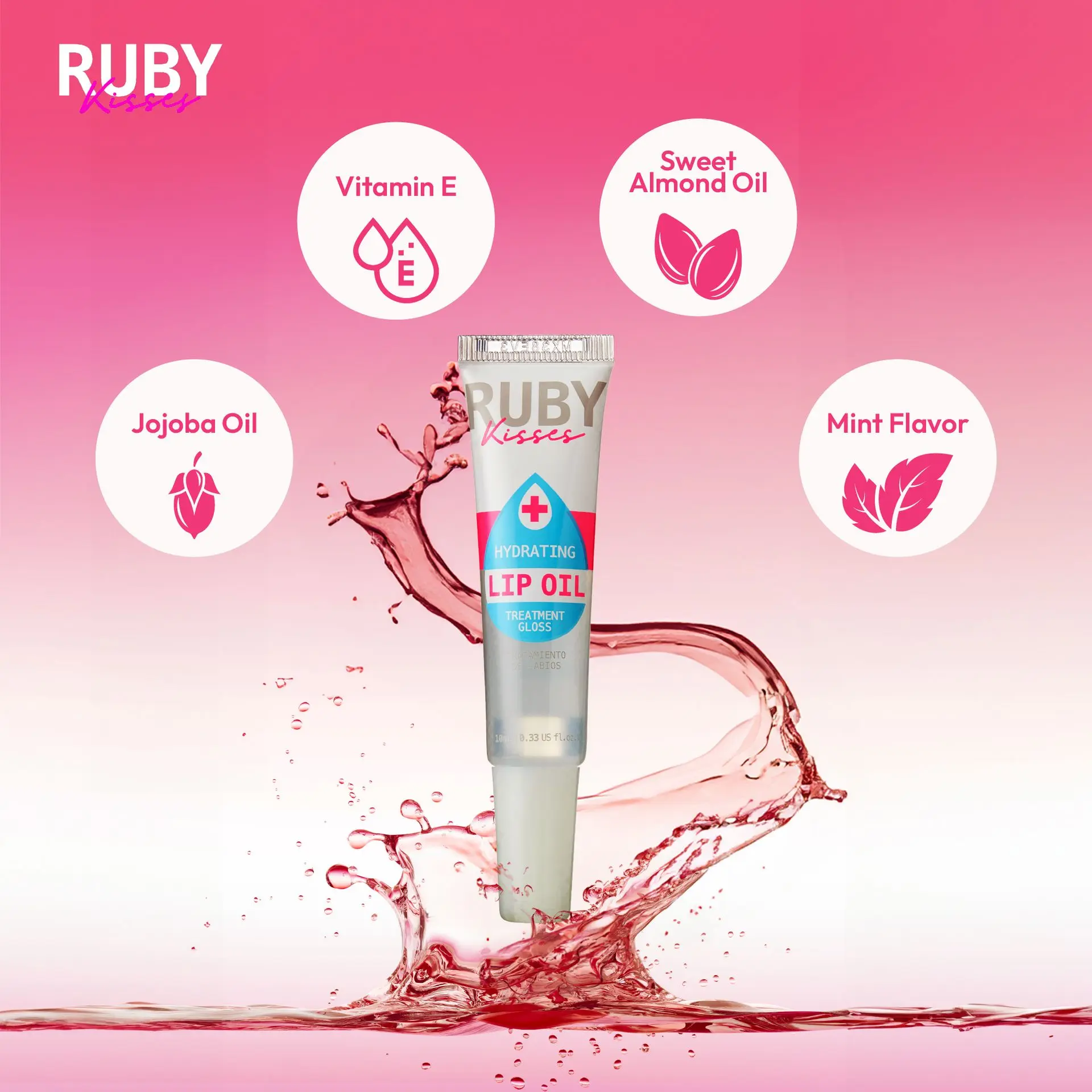 Ivy Beauty Moisturizing & Healing Hydrating Clear Lip Oil Treatment - Image 5