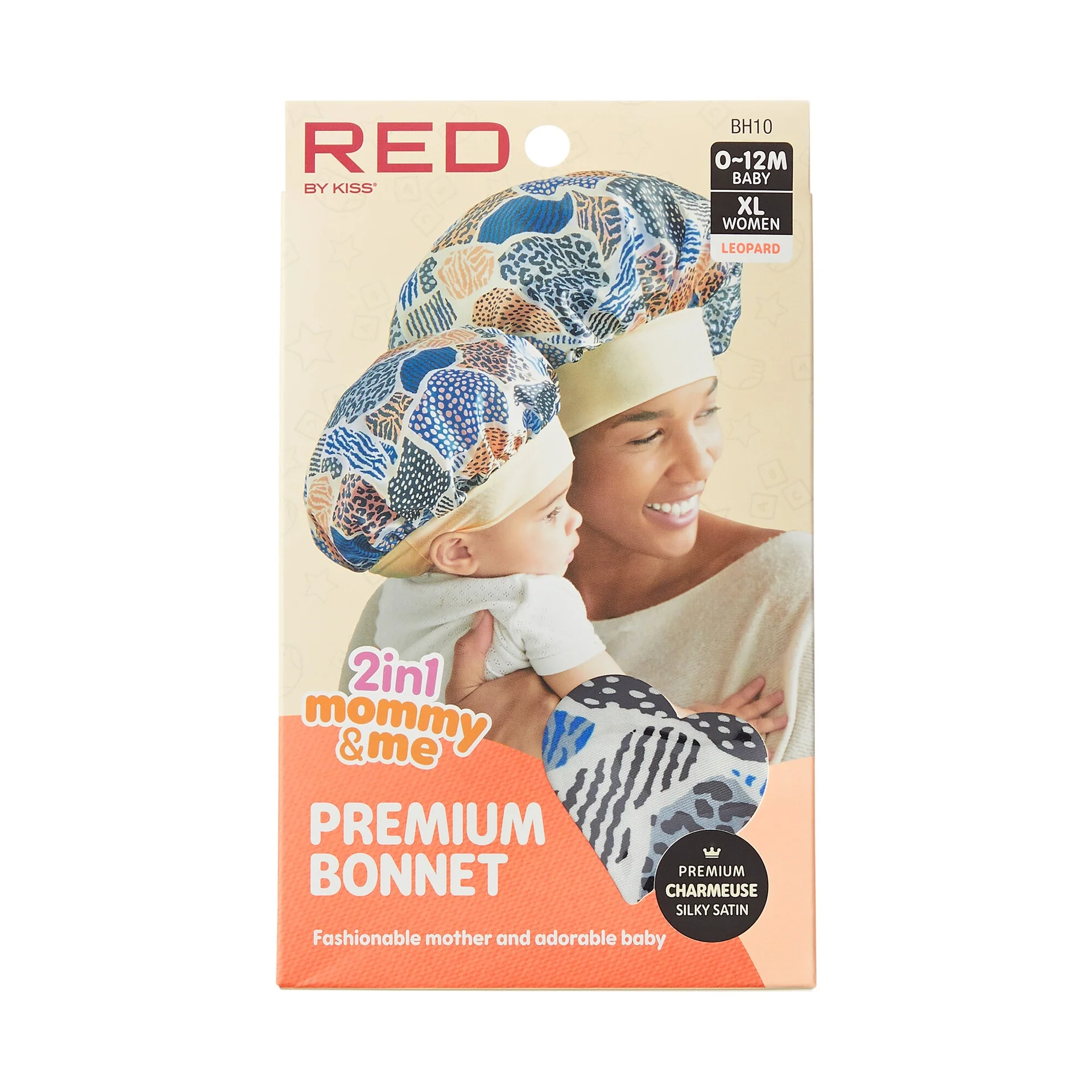 RED by KISS Mommy & Me Satin Bonnet - Image 2