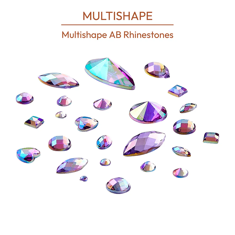 Gold Finger Multishape AB Rhinestones - Image 21