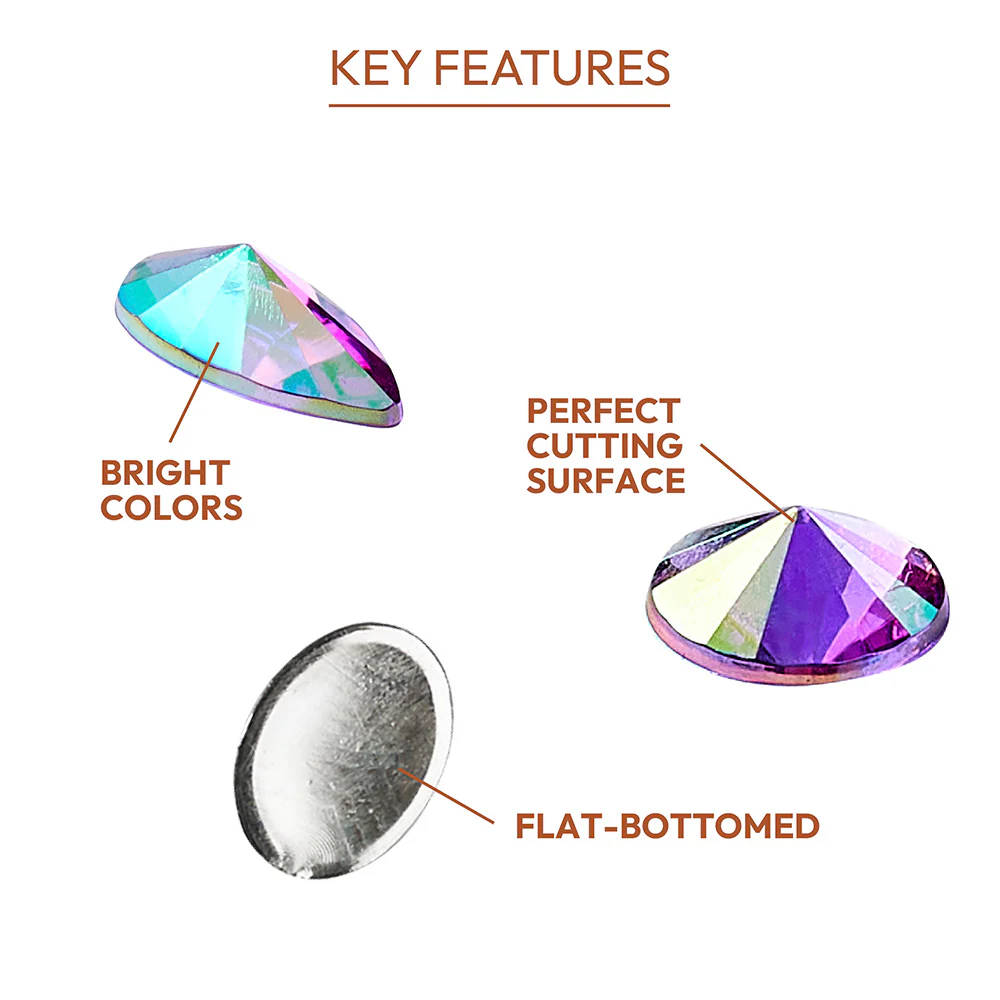 Gold Finger Multishape AB Rhinestones - Image 23