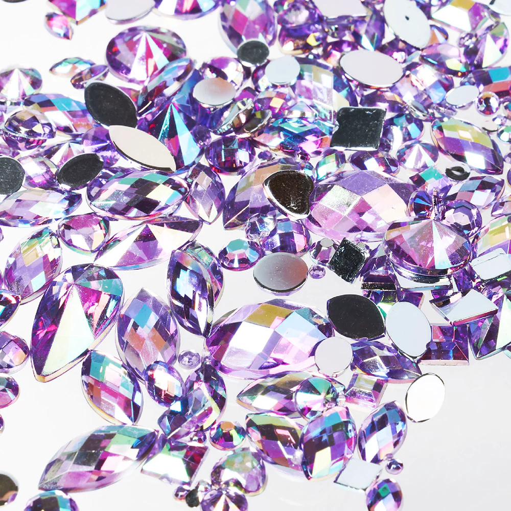 Gold Finger Multishape AB Rhinestones - Image 27