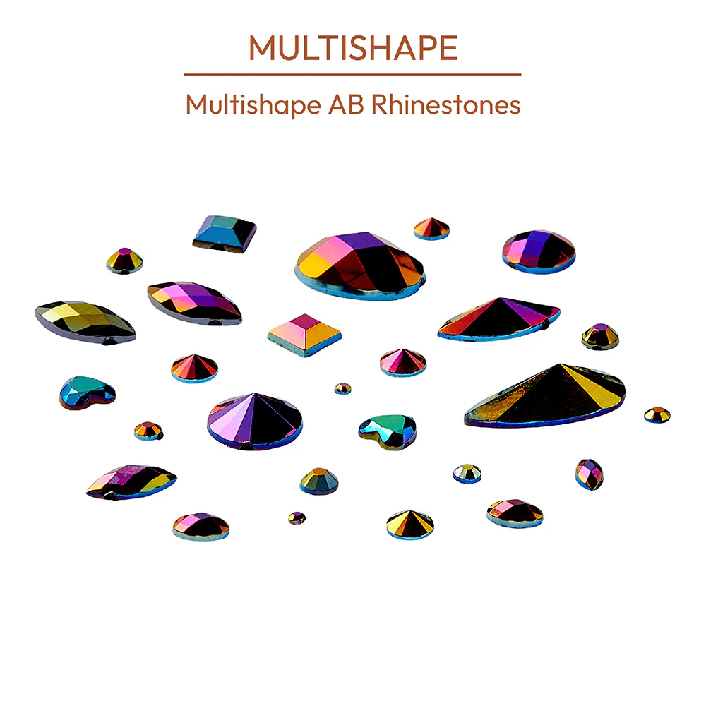 Gold Finger Multishape AB Rhinestones - Image 31