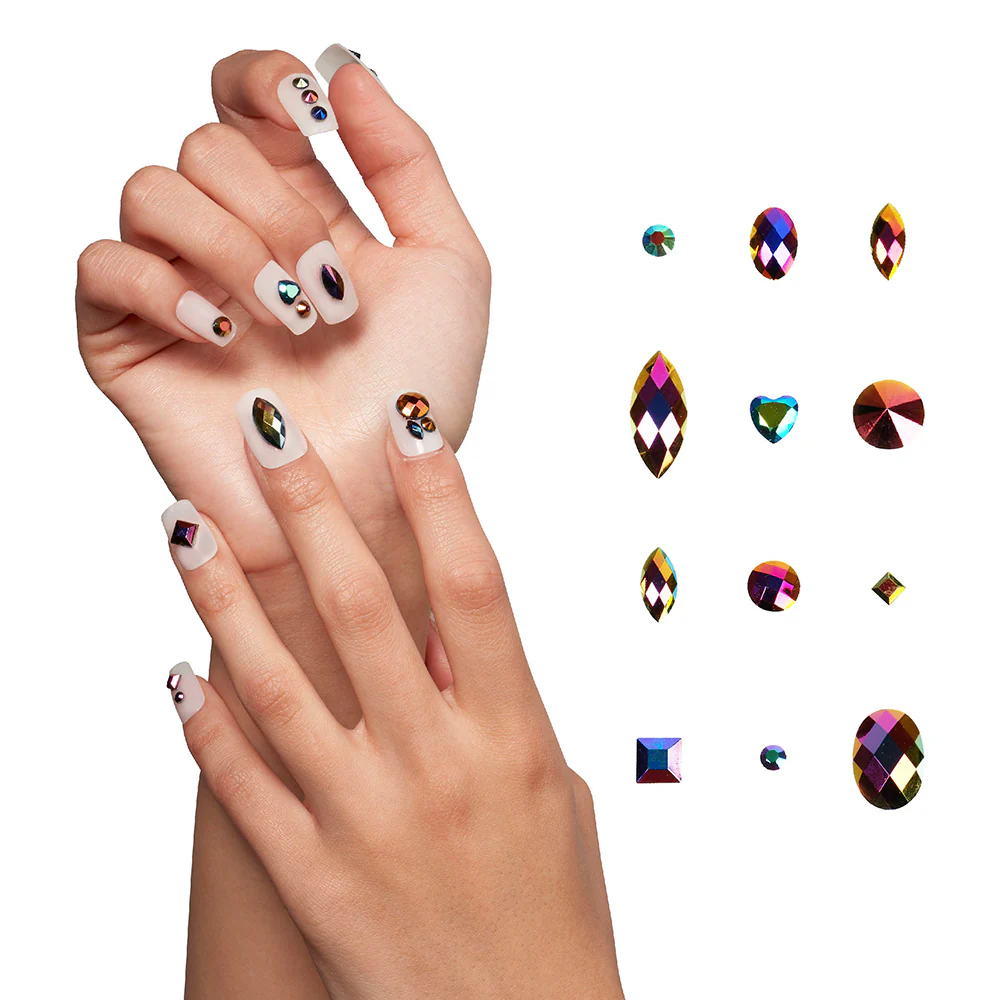 Gold Finger Multishape AB Rhinestones - Image 35