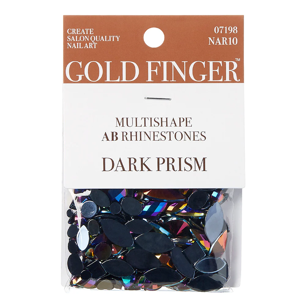 Gold Finger Multishape AB Rhinestones - Image 40