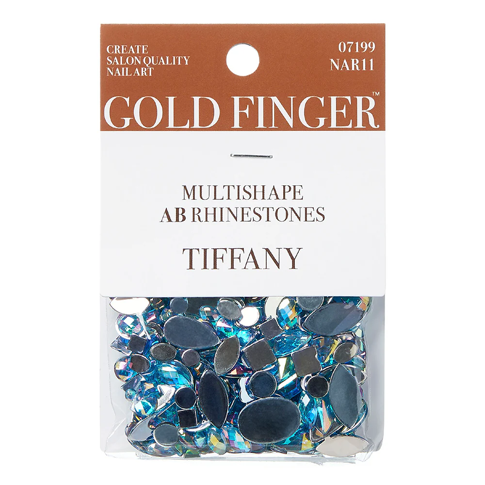 Gold Finger Multishape AB Rhinestones - Image 50
