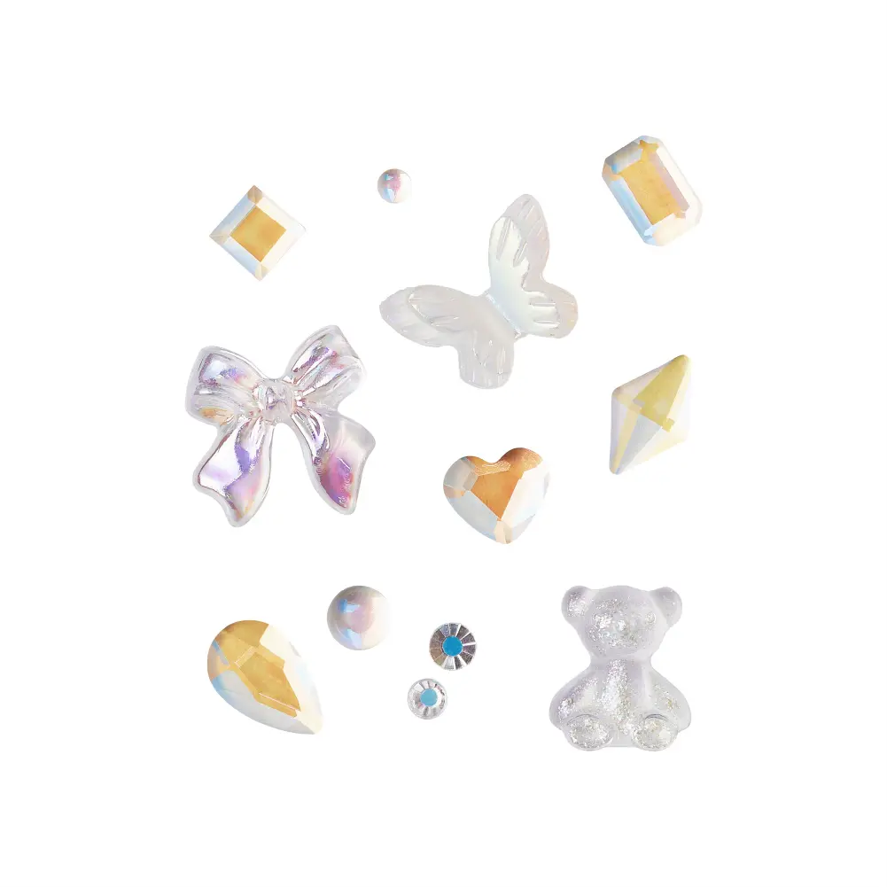 KISS Nail Art Charms Kit – 3D Nail Decorations & Charms for Gel, Acrylic & Press-On Nails - Image 18