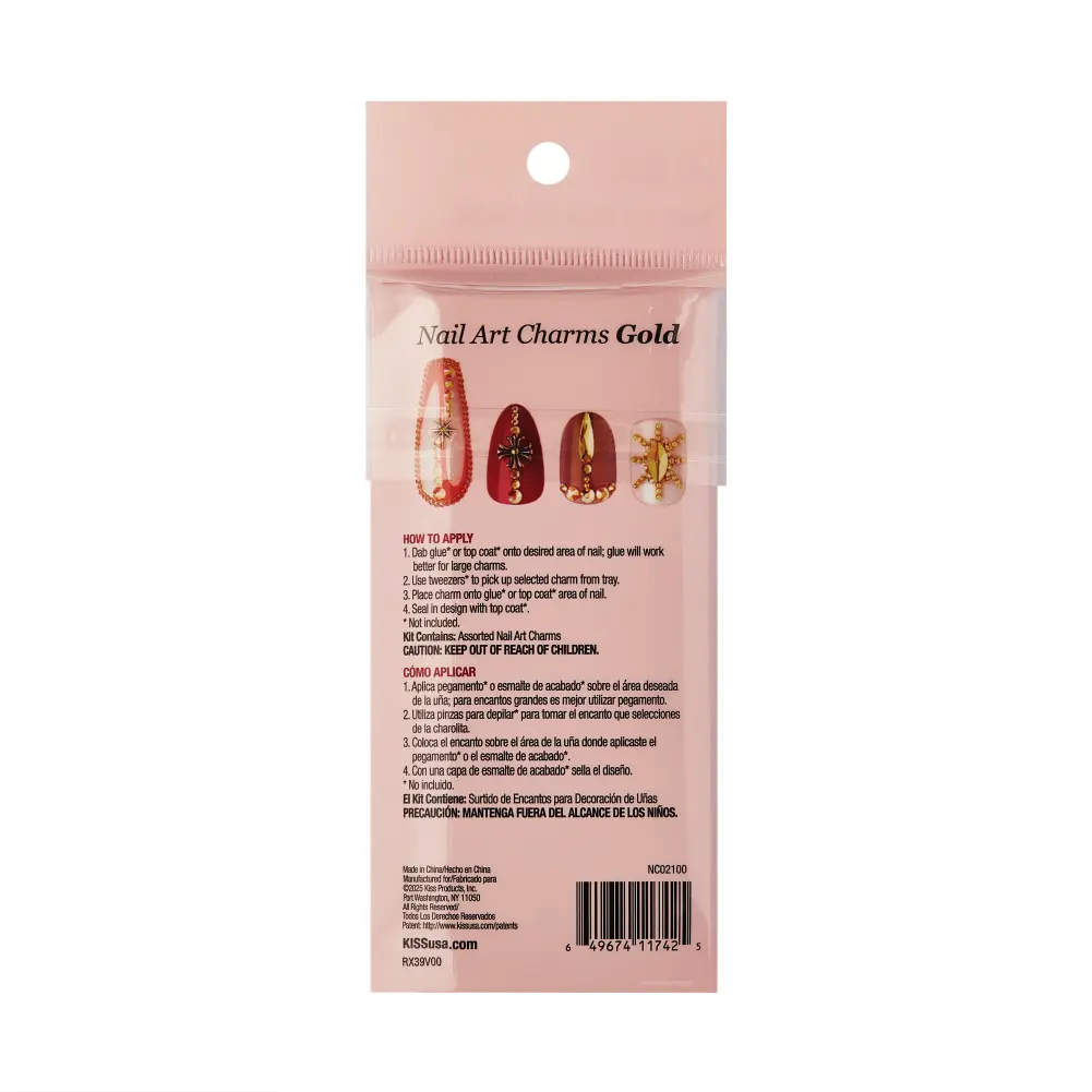 KISS Nail Art Charms Kit – 3D Nail Decorations & Charms for Gel, Acrylic & Press-On Nails - Image 26
