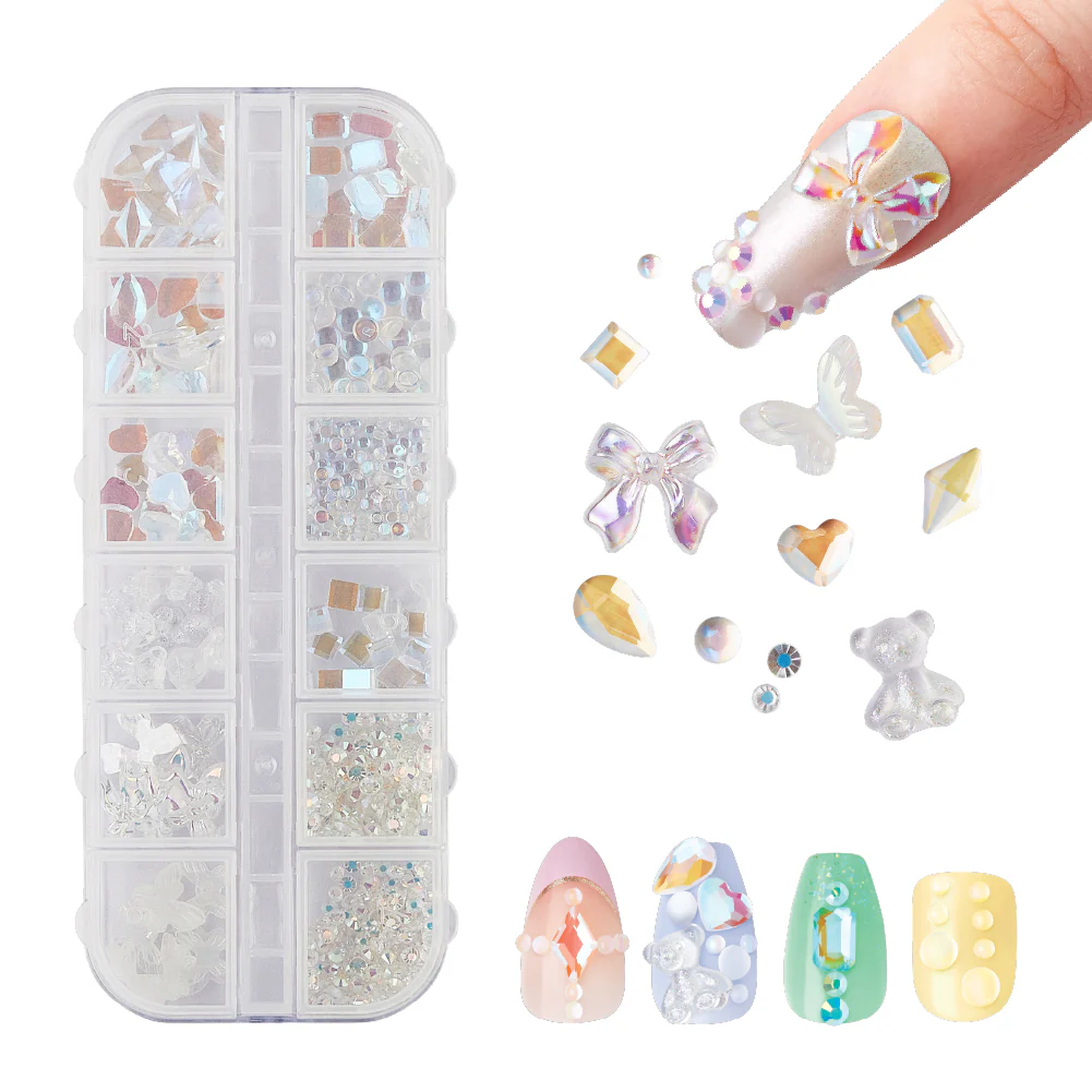 KISS Nail Art Charms Kit – 3D Nail Decorations & Charms for Gel, Acrylic & Press-On Nails - Image 3