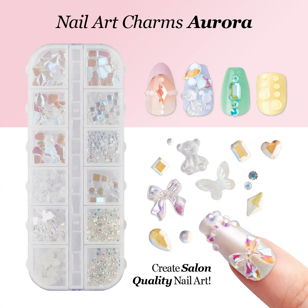 KISS Nail Art Charms Kit – 3D Nail Decorations & Charms for Gel, Acrylic & Press-On Nails - Image 6