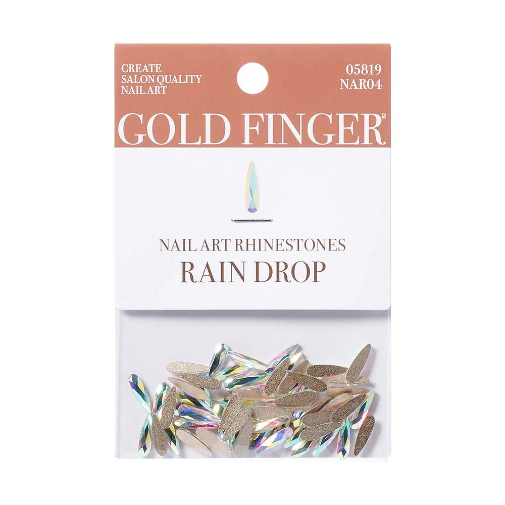 Gold Finger Nail Art Rhinestones - Image 8