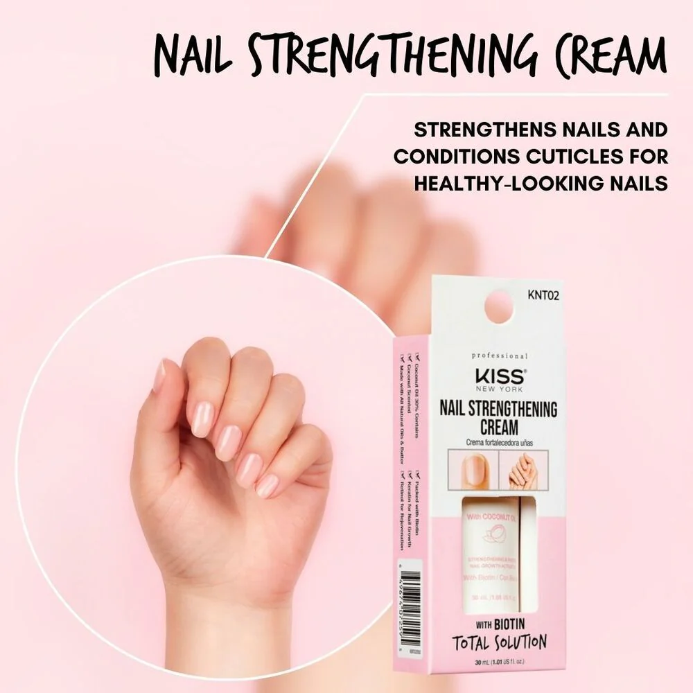 Kiss New York Nail Treatment - Nail Strengthener Cream - Image 2