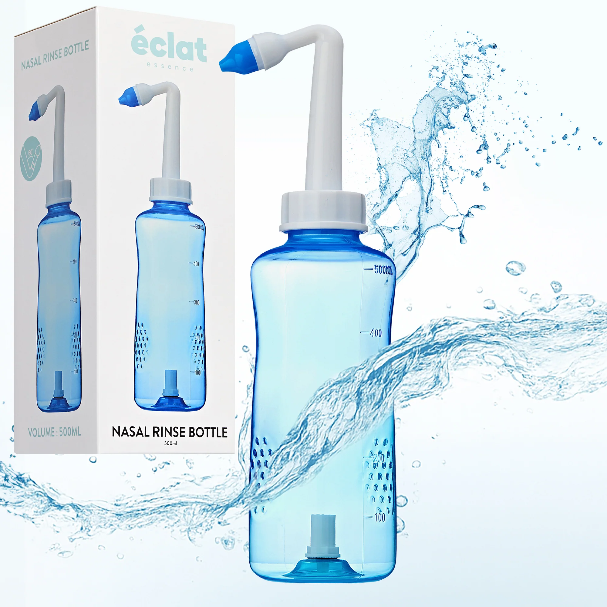 éclat Nasal Rinse Kit – Gentle Pressure Nasal Irrigation with Smart Flow Control - Image 18