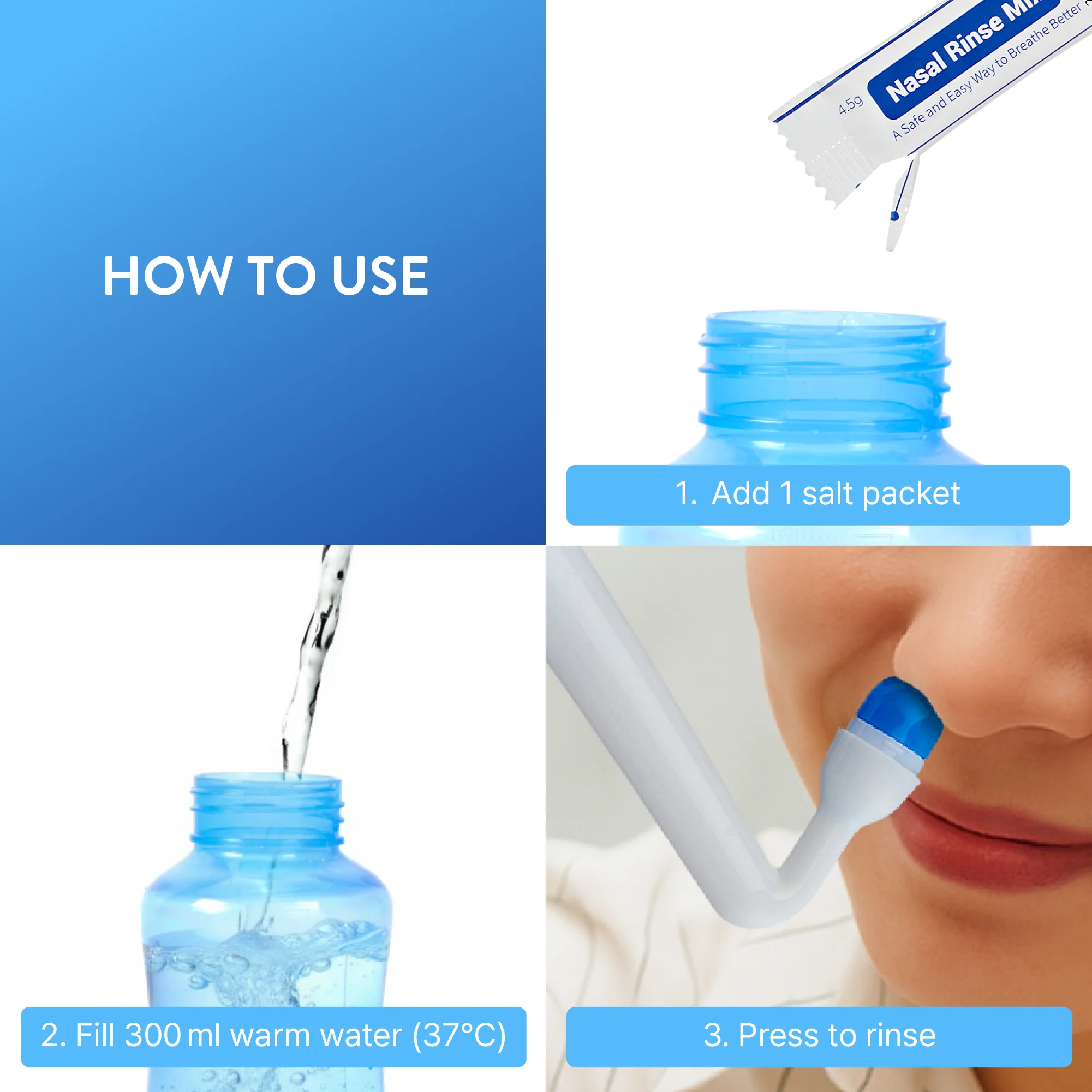 éclat Nasal Rinse Kit – Gentle Pressure Nasal Irrigation with Smart Flow Control - Image 32