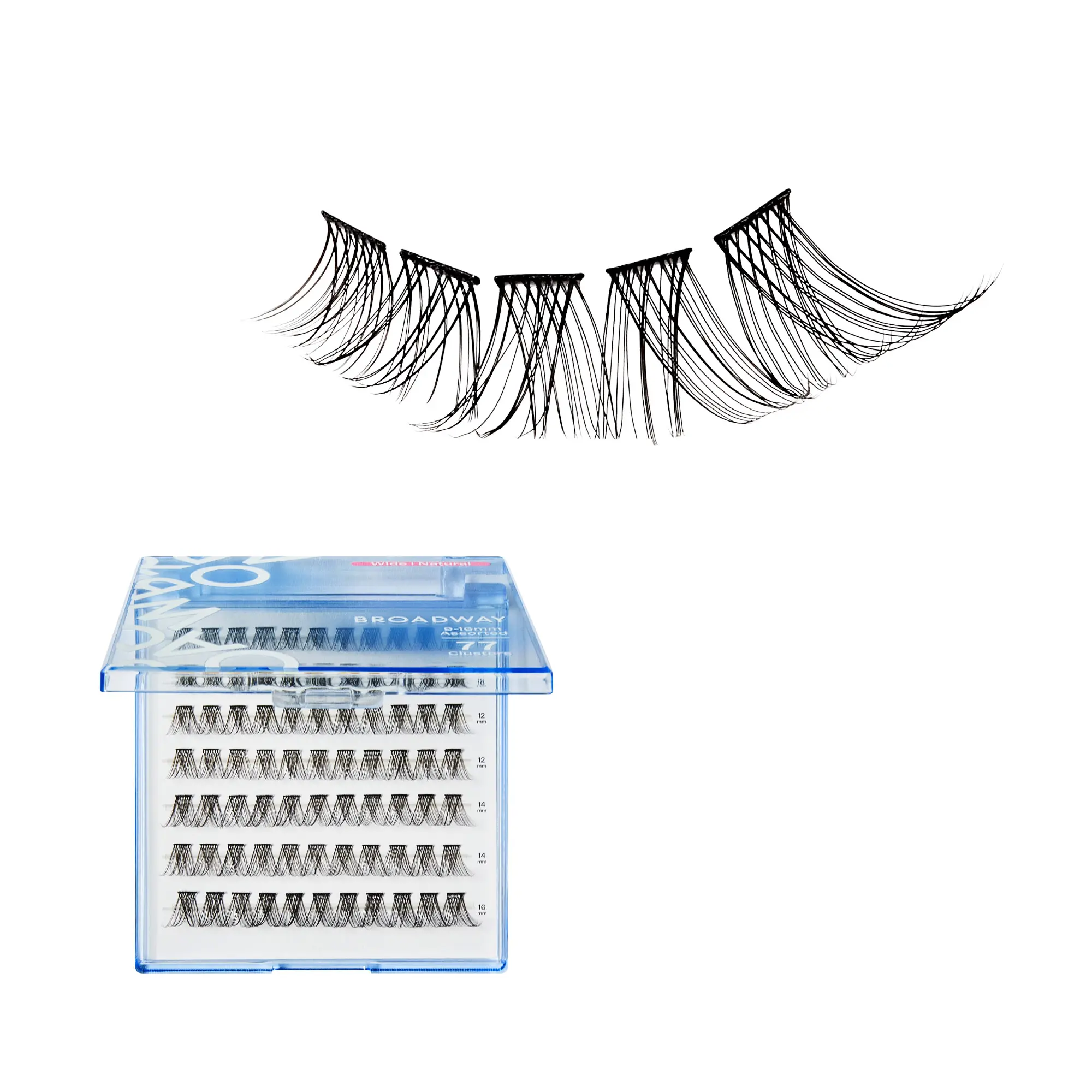 Broadway Natural DIY Cluster Lashes - Customizable Lash Extensions (70-140pcs) - Image 23