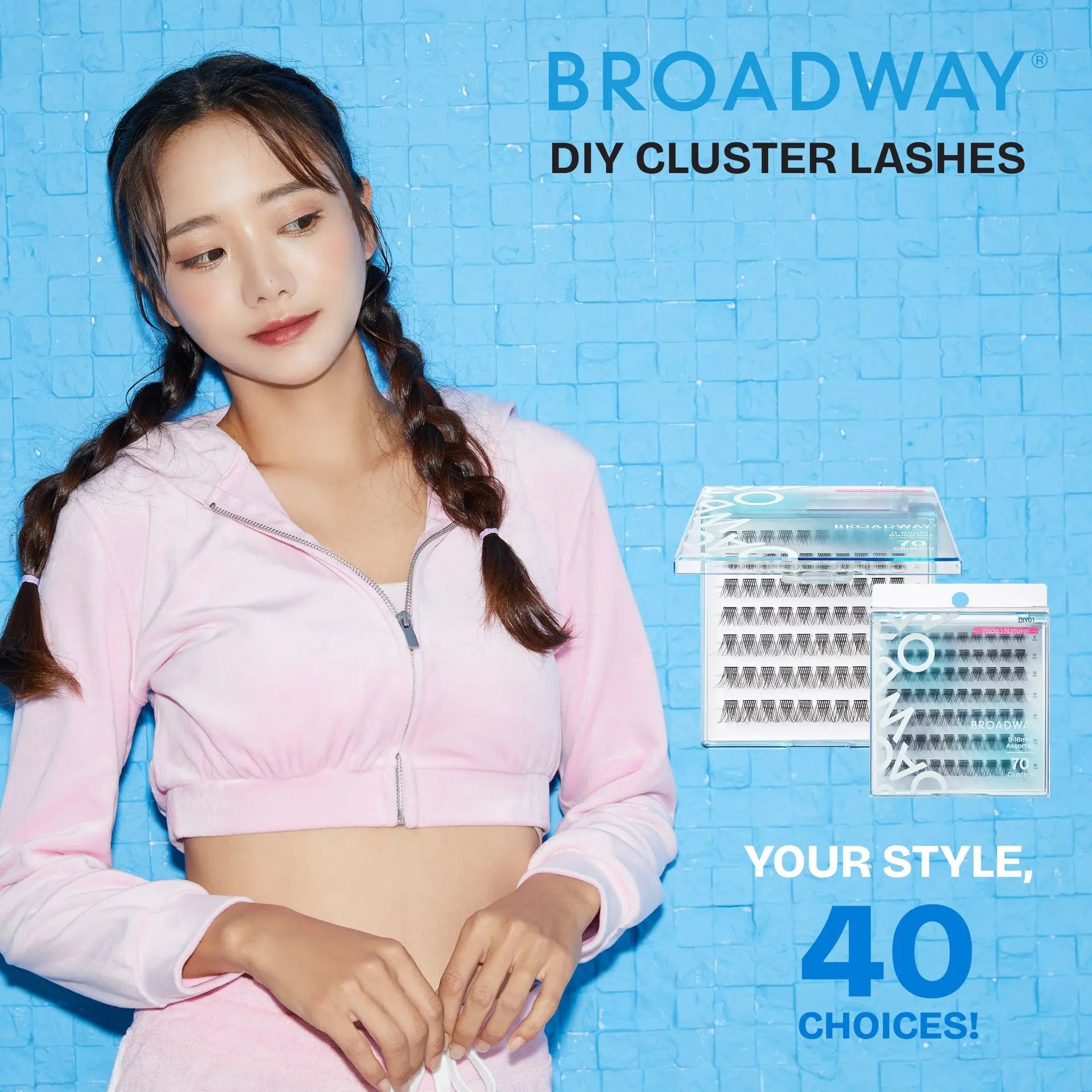 Broadway Natural DIY Cluster Lashes - Customizable Lash Extensions (70-140pcs) - Image 6
