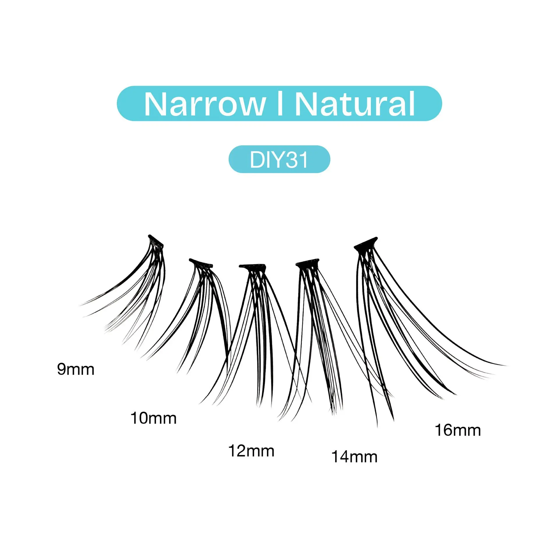Broadway Natural DIY Cluster Lashes - Customizable Lash Extensions (70-140pcs) - Image 74