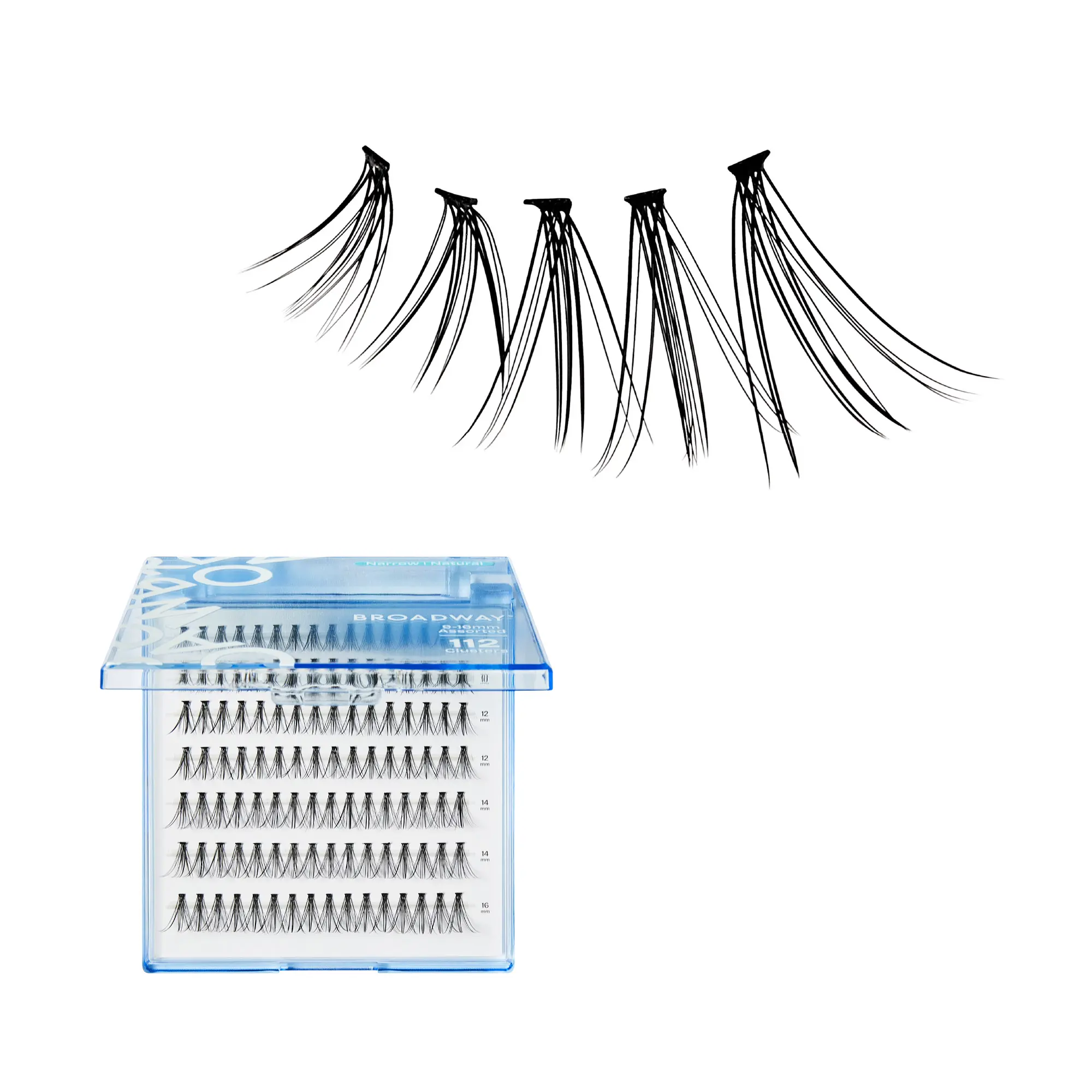 Broadway Natural DIY Cluster Lashes - Customizable Lash Extensions (70-140pcs) - Image 79