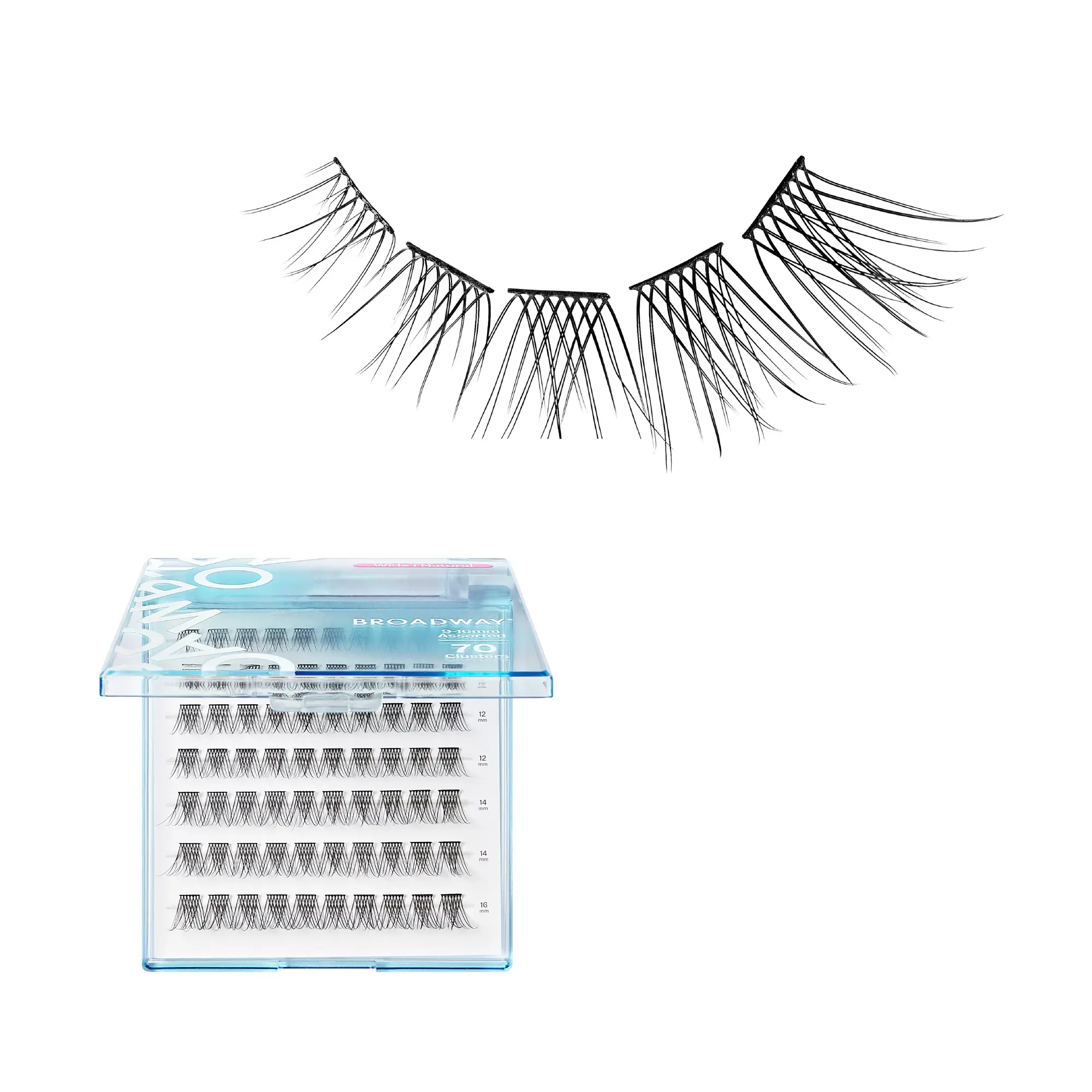 Broadway Natural DIY Cluster Lashes - Customizable Lash Extensions (70-140pcs) - Image 8