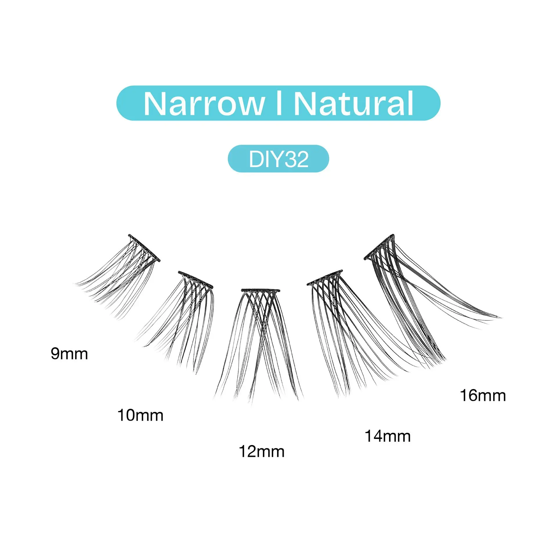 Broadway Natural DIY Cluster Lashes - Customizable Lash Extensions (70-140pcs) - Image 81
