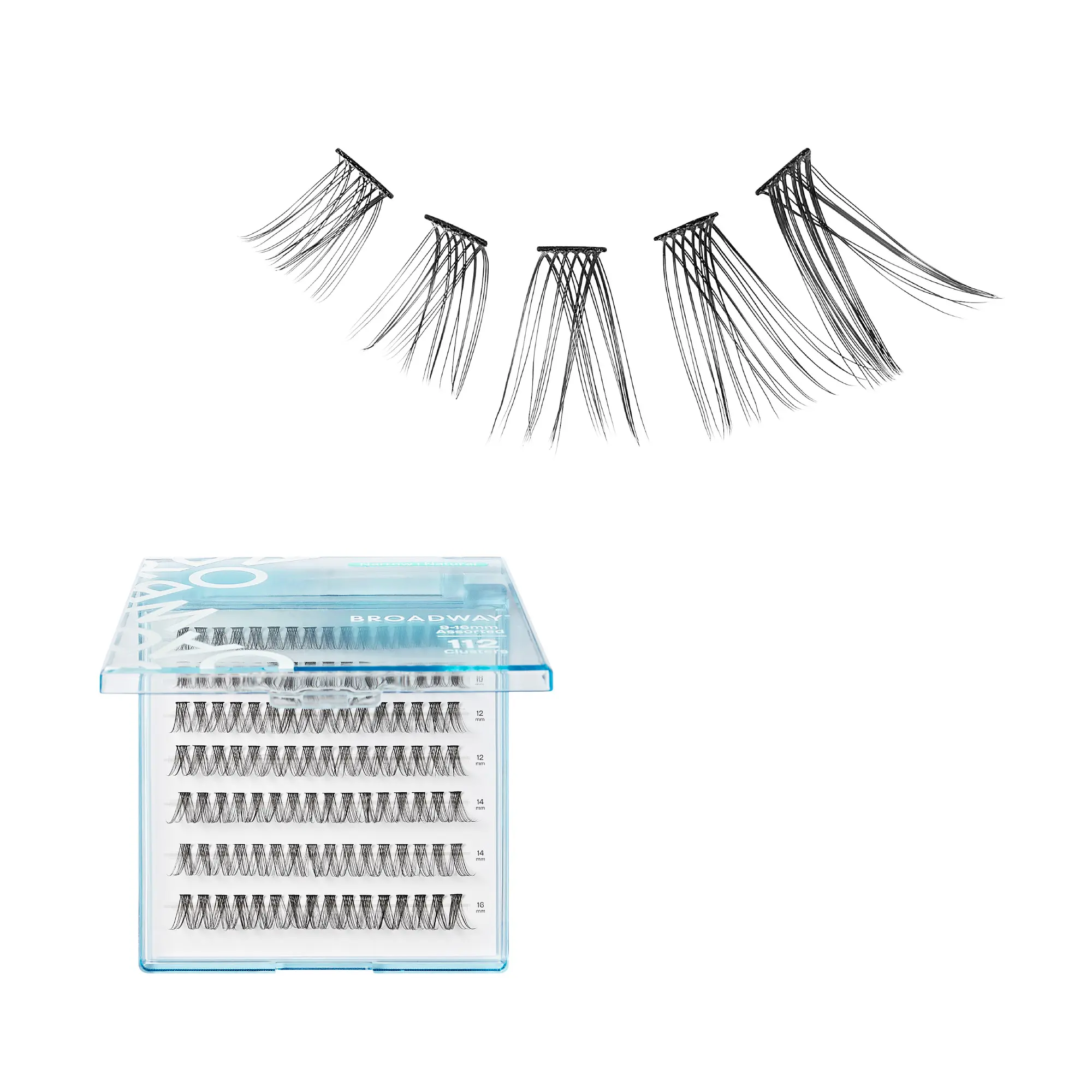 Broadway Natural DIY Cluster Lashes - Customizable Lash Extensions (70-140pcs) - Image 86