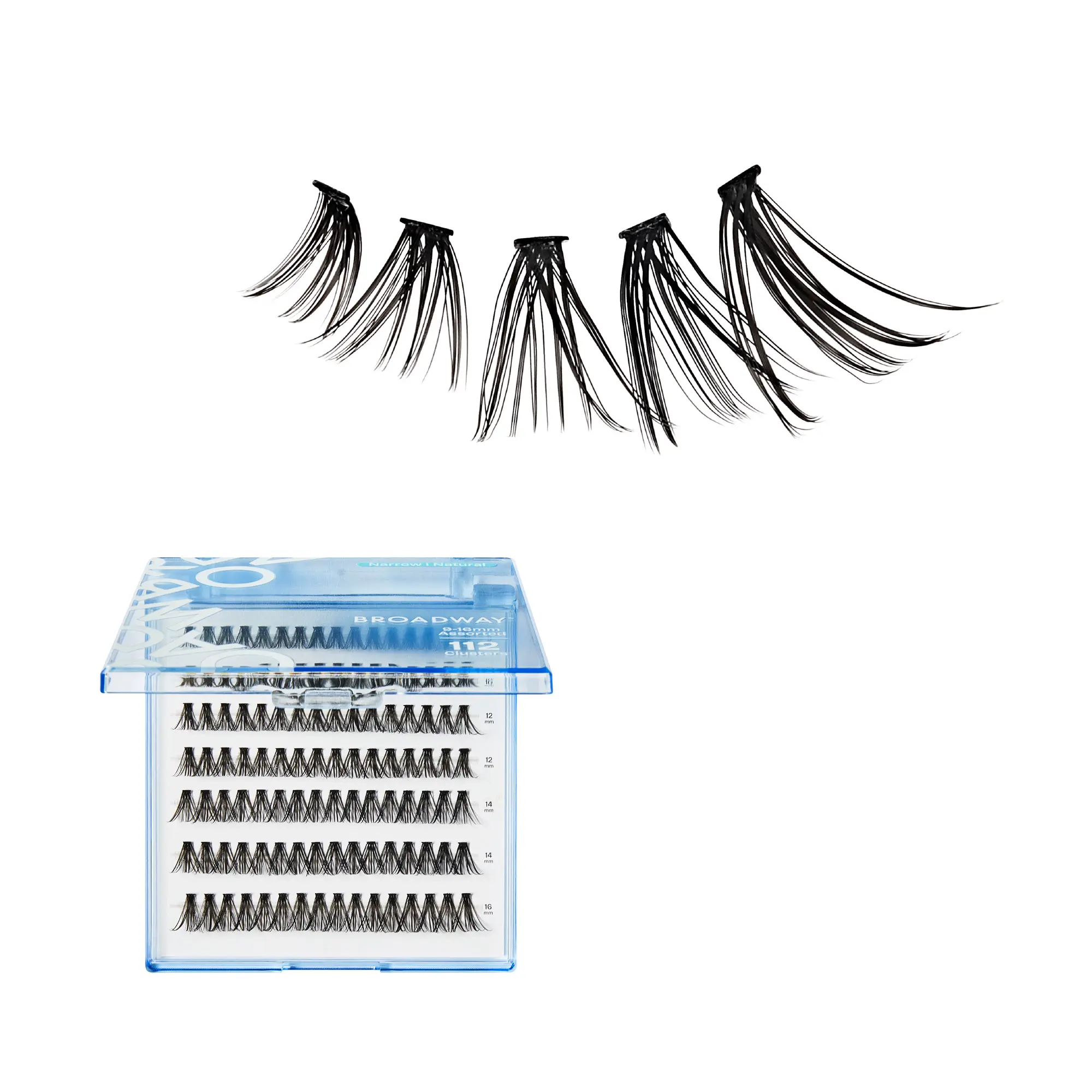 Broadway Natural DIY Cluster Lashes - Customizable Lash Extensions (70-140pcs) - Image 93