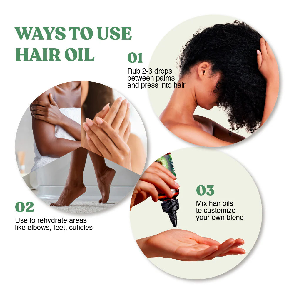 RED by KISS Natural Hair Oil - Avocado - Image 5
