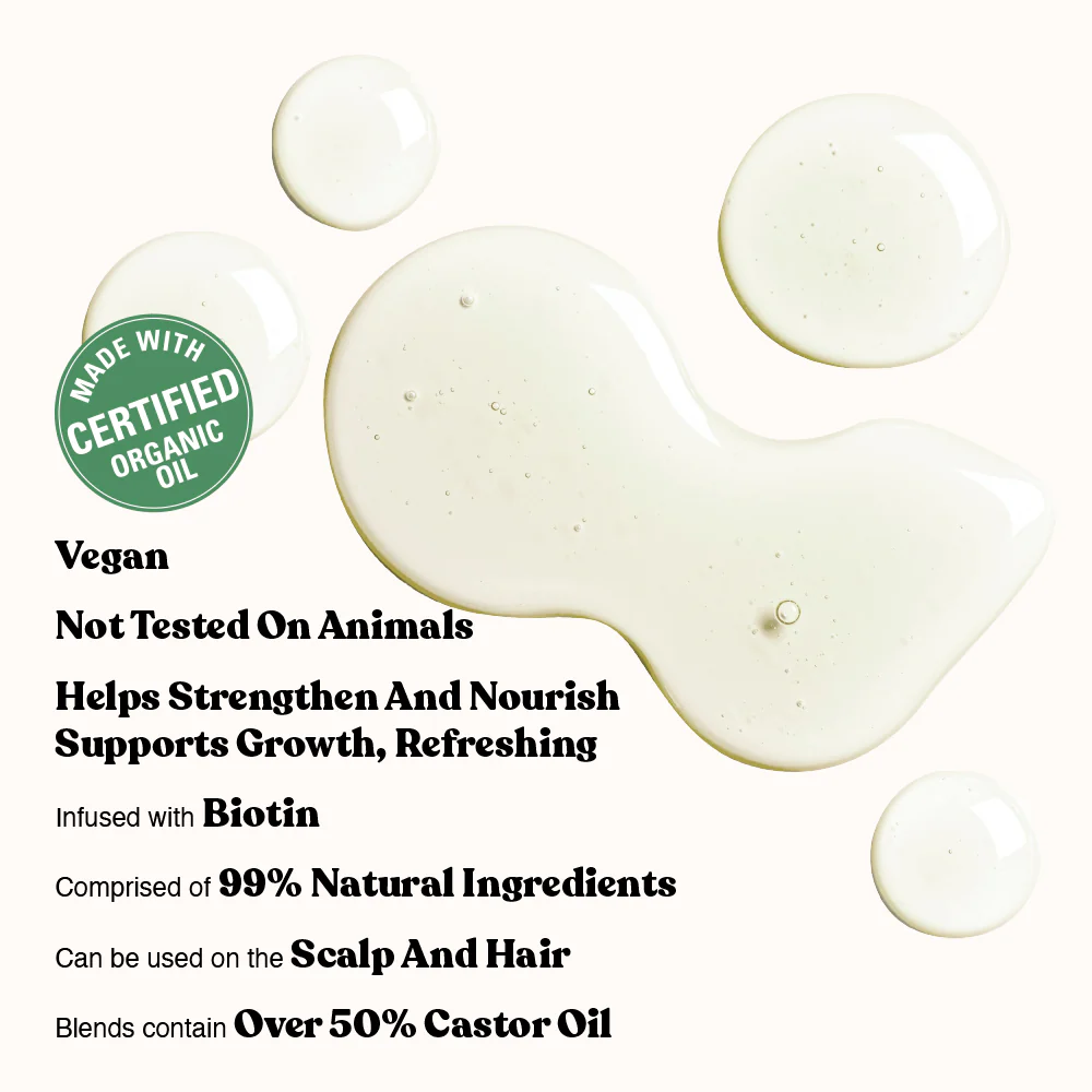 RED by KISS Natural Hair Oil - Castor & Mint - Image 3