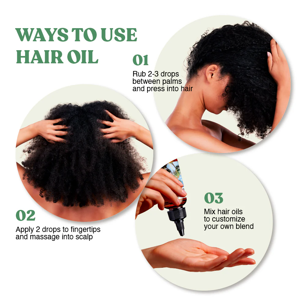 RED by KISS Natural Hair Oil - Castor & Mint - Image 5