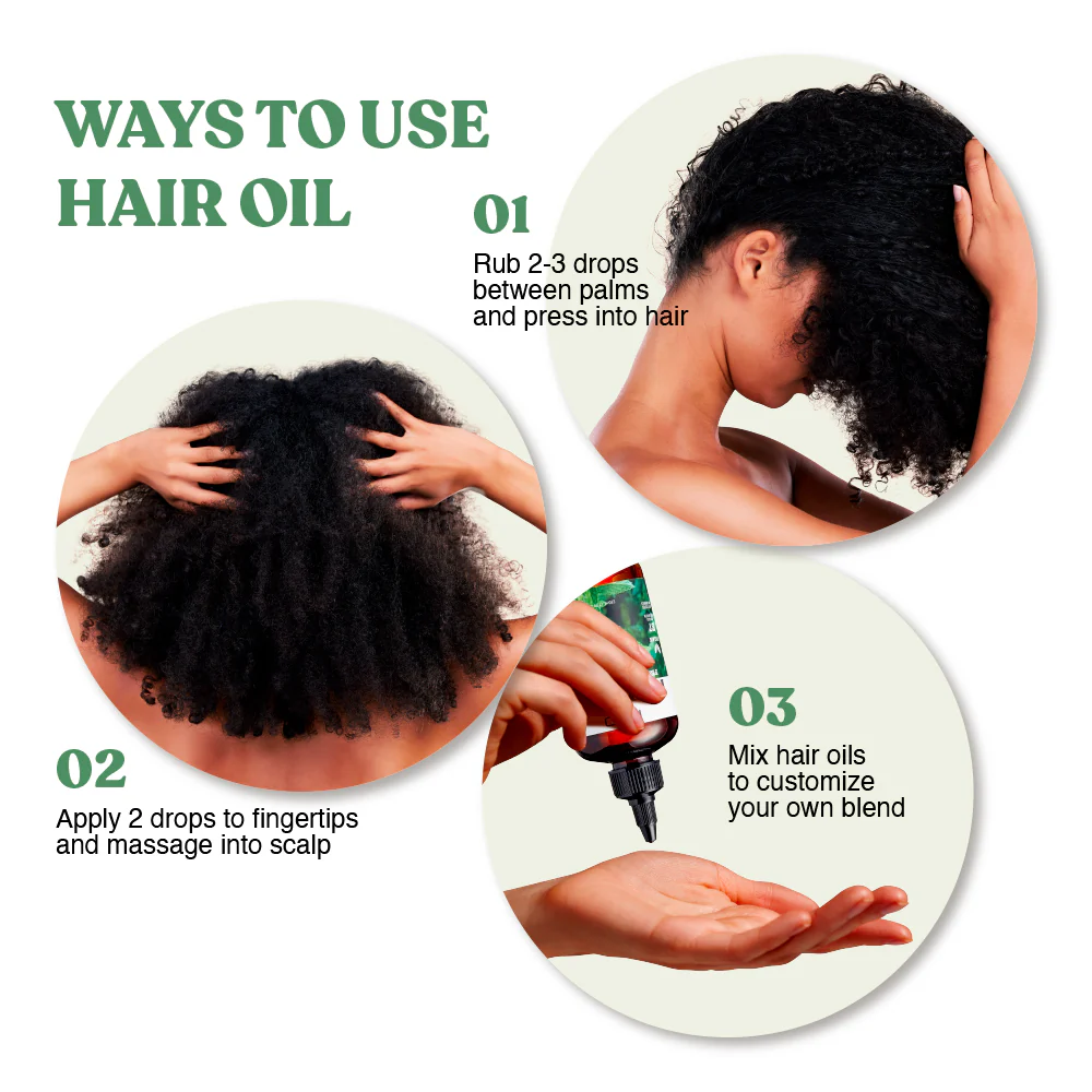 RED by KISS Natural Hair Oil - Peppermint - Image 11