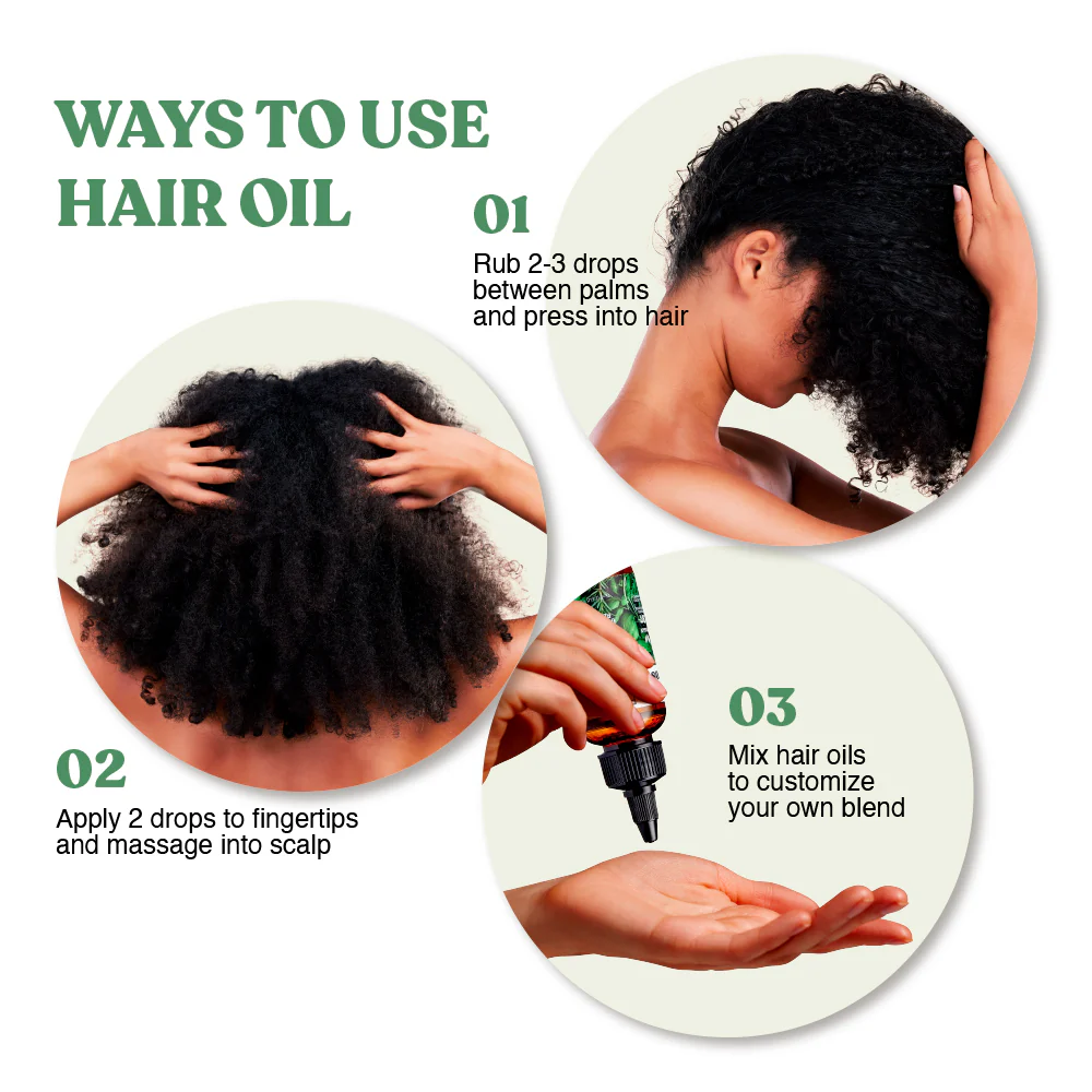 RED by KISS Natural Hair Oil - Rosemary & Mint - Image 5