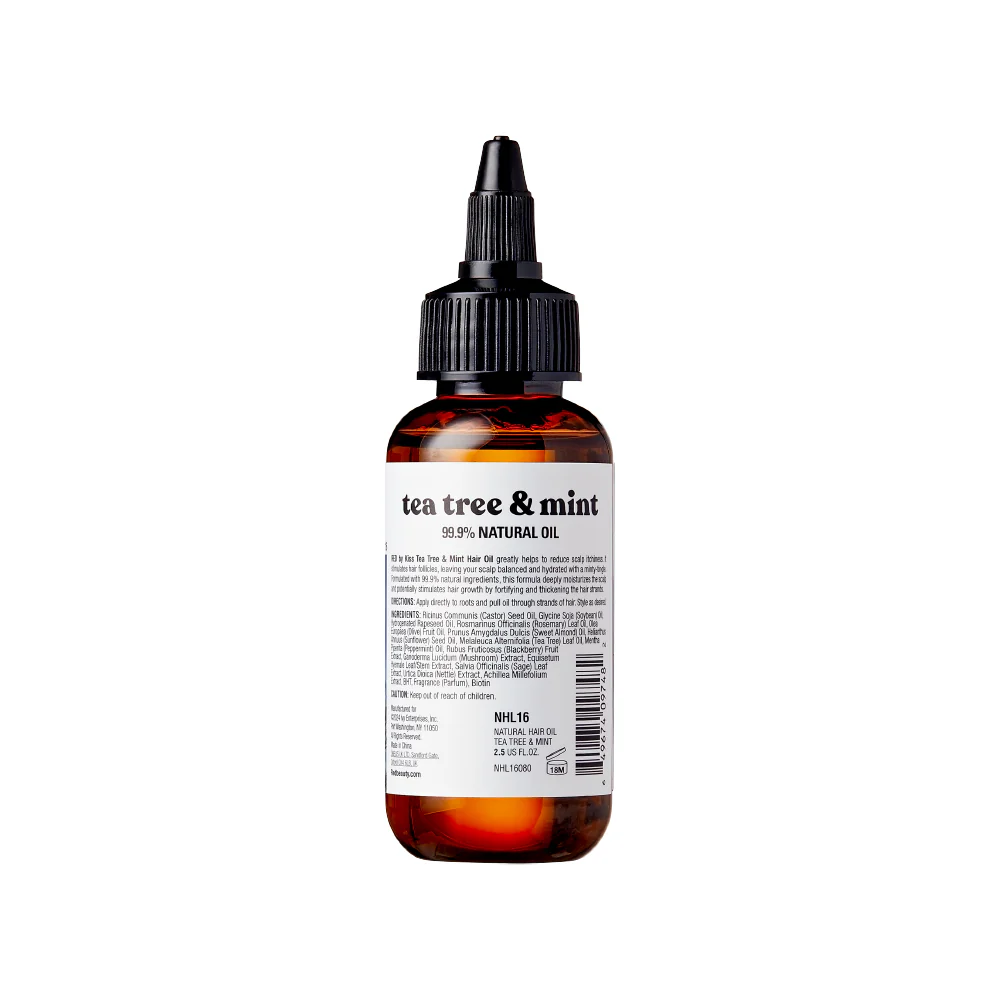 RED by KISS Natural Hair Oil - Tea Tree & Mint - Image 7