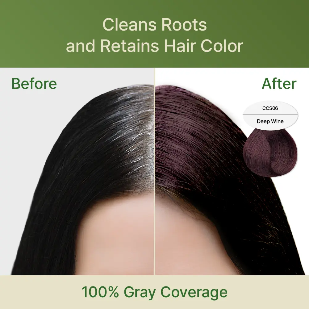 RED by KISS Natural Herbal Color Change Shampoo - Permanent Hair Dye with Herbal Extracts, 100% Gray Coverage in 7-10 Minutes - Image 41