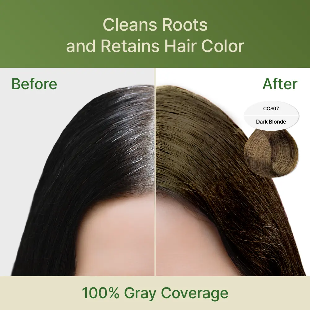 RED by KISS Natural Herbal Color Change Shampoo - Permanent Hair Dye with Herbal Extracts, 100% Gray Coverage in 7-10 Minutes - Image 42