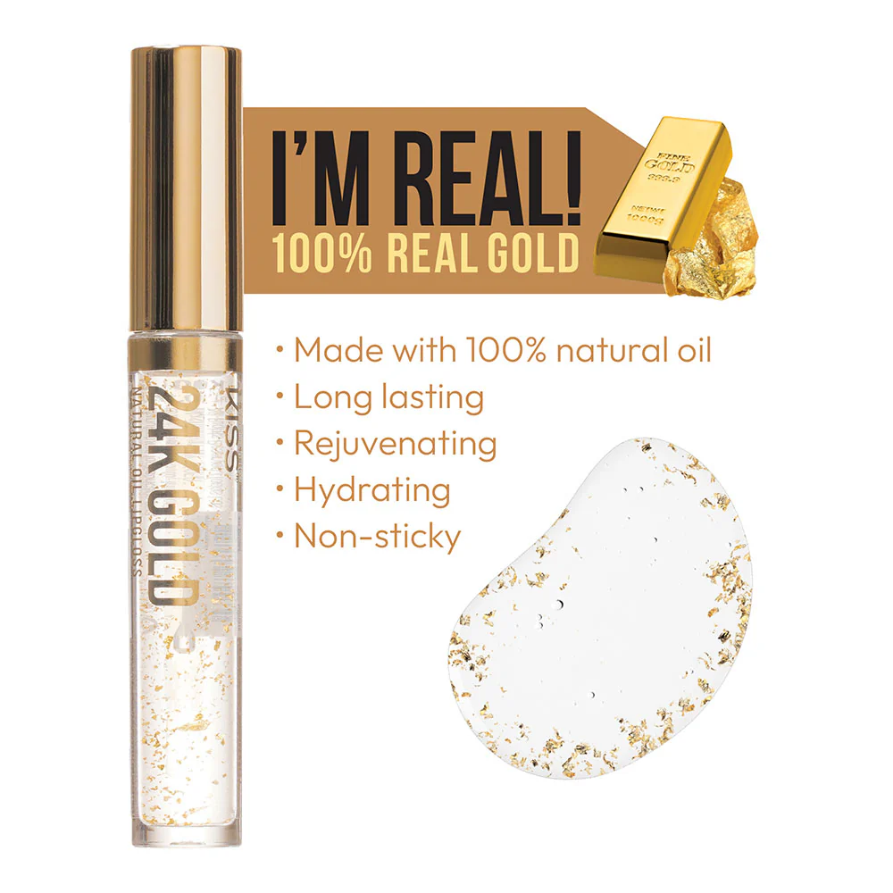 Kiss New York Natural Oil Lipgloss - Image 2