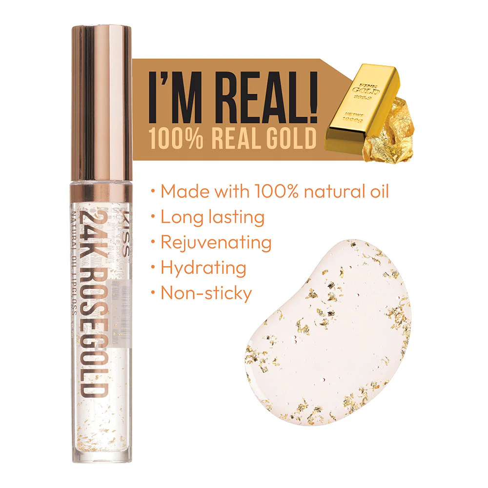 Kiss New York Natural Oil Lipgloss - Image 8